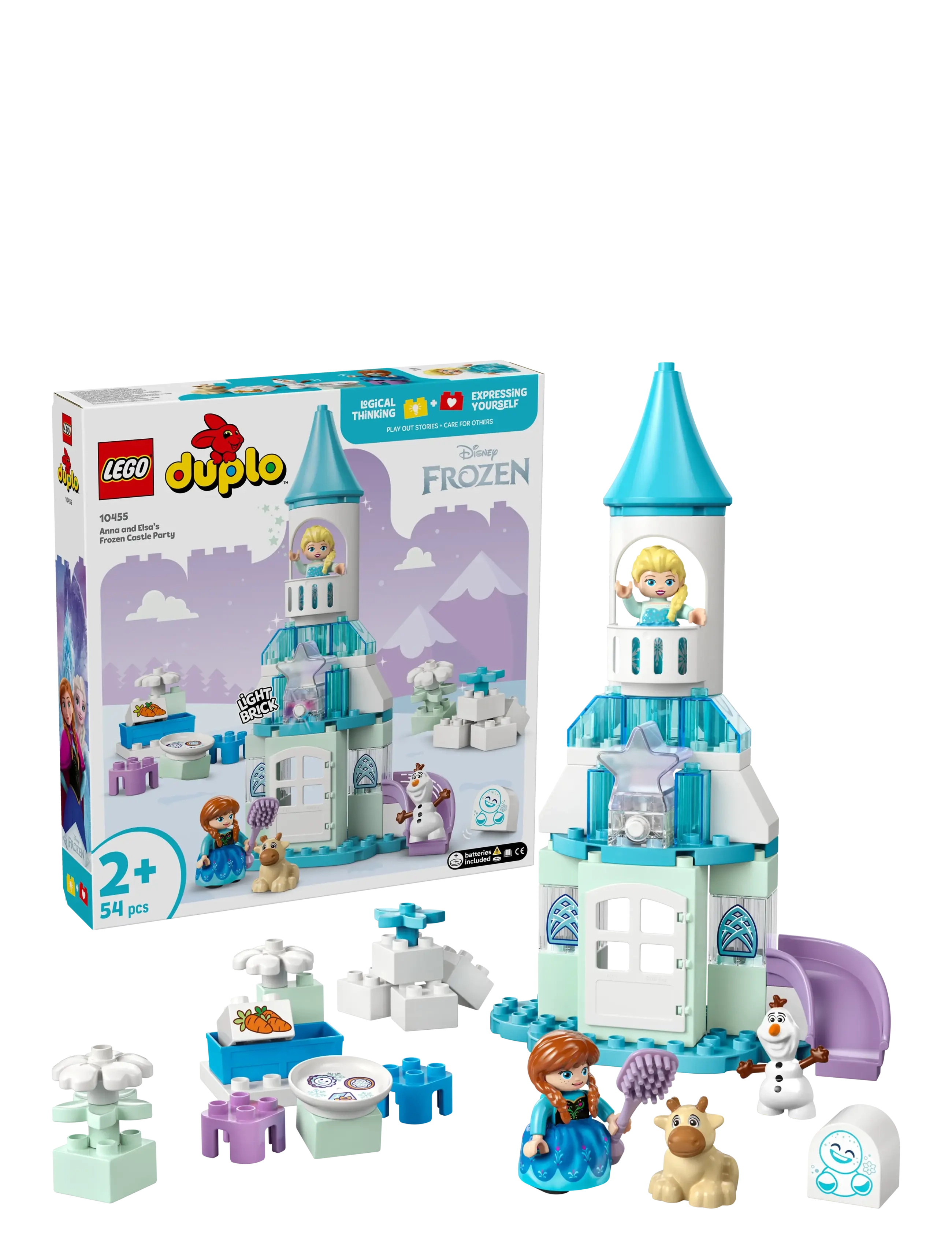 LEGO Anna Og Elsas Fest På Frost-Slottet 10455, Børn, Lego duplo, Multi/mønstret, Str: ONE SIZE