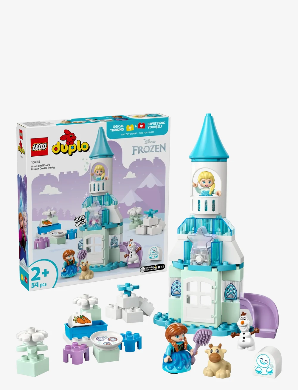LEGO - DUPLO® │ Disney Anna and Elsa’s Frozen Castle Party Buildable Toddler Toy 10455 - lego duplo - multi - 0