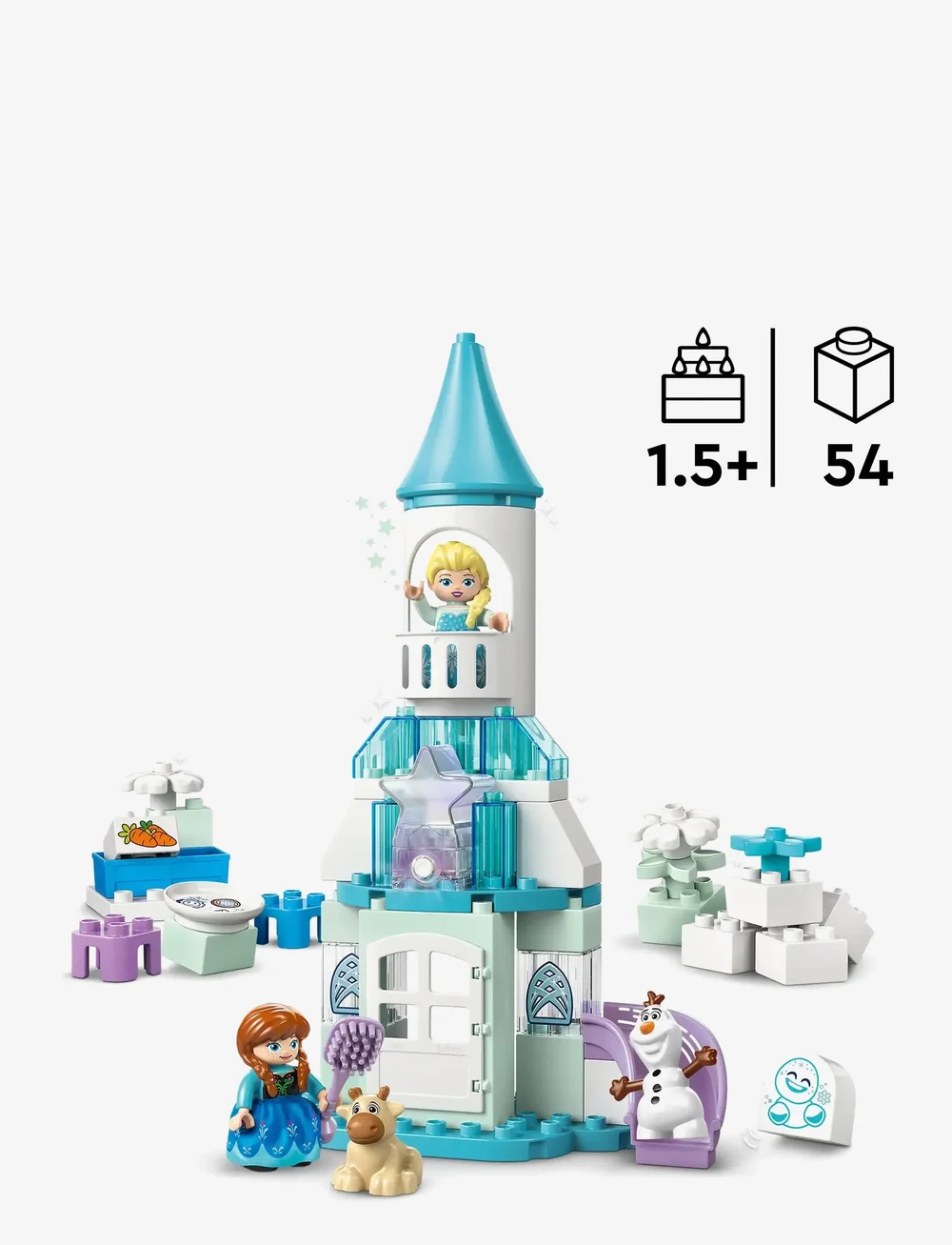 LEGO - DUPLO® │ Disney Anna and Elsa’s Frozen Castle Party Buildable Toddler Toy 10455 - lego duplo - multi - 1