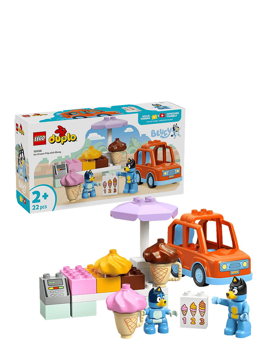 LEGO - Bluey Ice Cream Trip with Bluey Toddler Toy 10458 - lego bluey - multi - 0