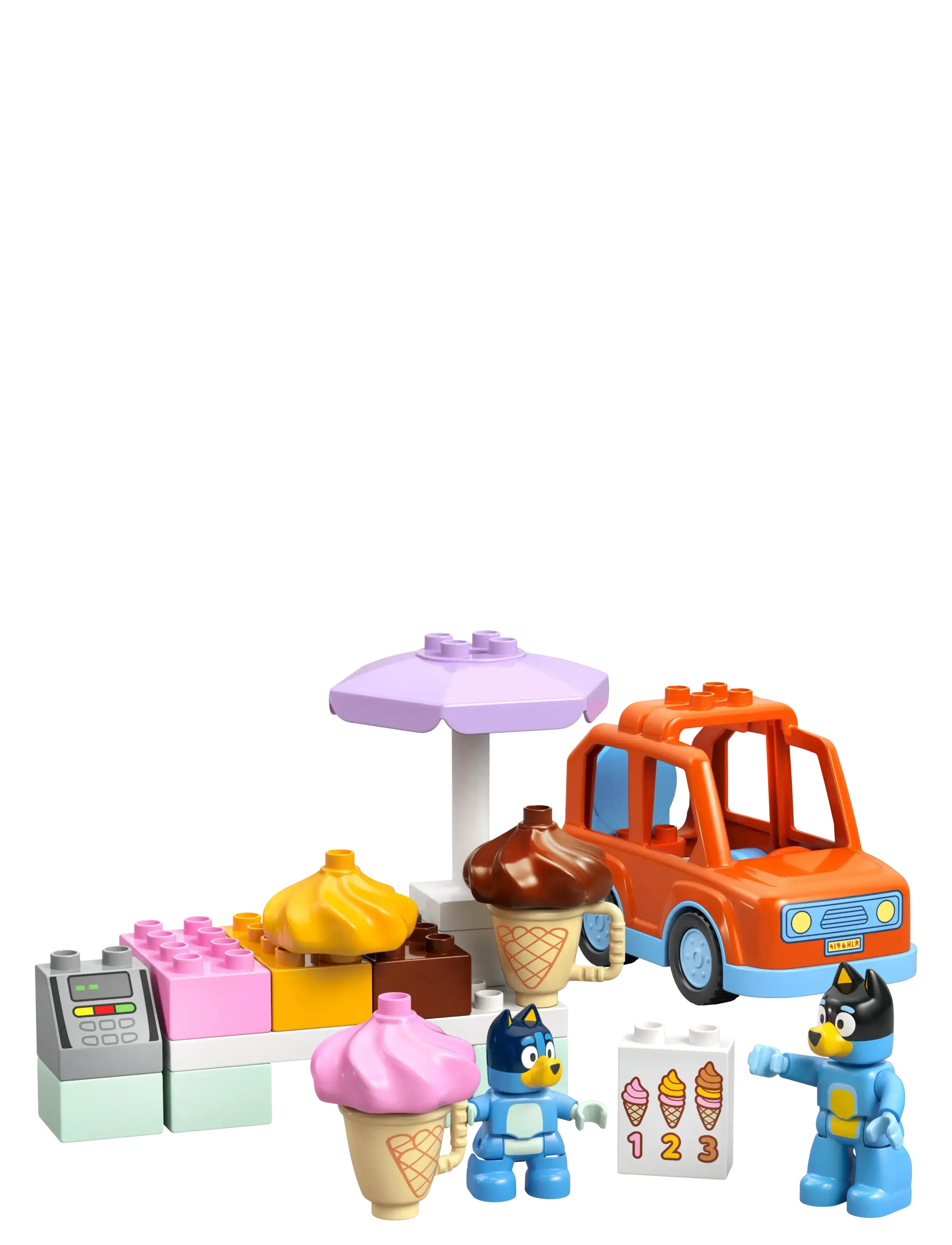 LEGO - Bluey Ice Cream Trip with Bluey Toddler Toy 10458 - lego bluey - multi - 1