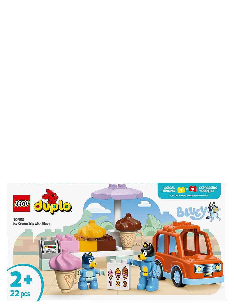LEGO - Bluey Ice Cream Trip with Bluey Toddler Toy 10458 - lego bluey - multi - 2