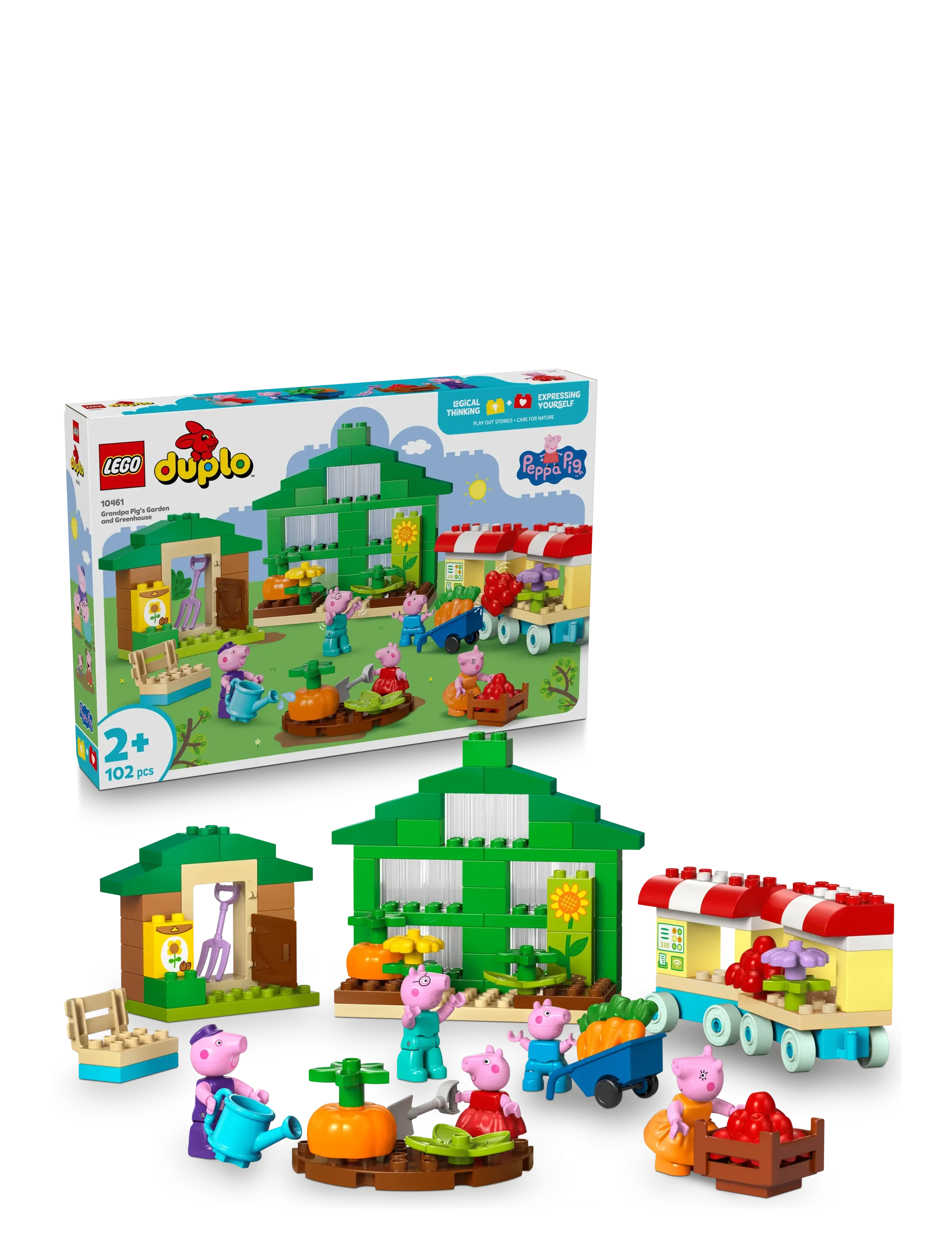 LEGO Bedstefar Gris' Have Og Drivhus 10461, Børn, Lego duplo, Multi/mønstret, Str: ONE SIZE