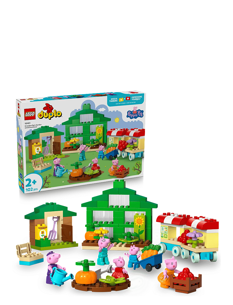 LEGO - Peppa Pig Grandpa Pig’s Garden and Greenhouse Building Set 10461 - lego peppa pig - multi - 0