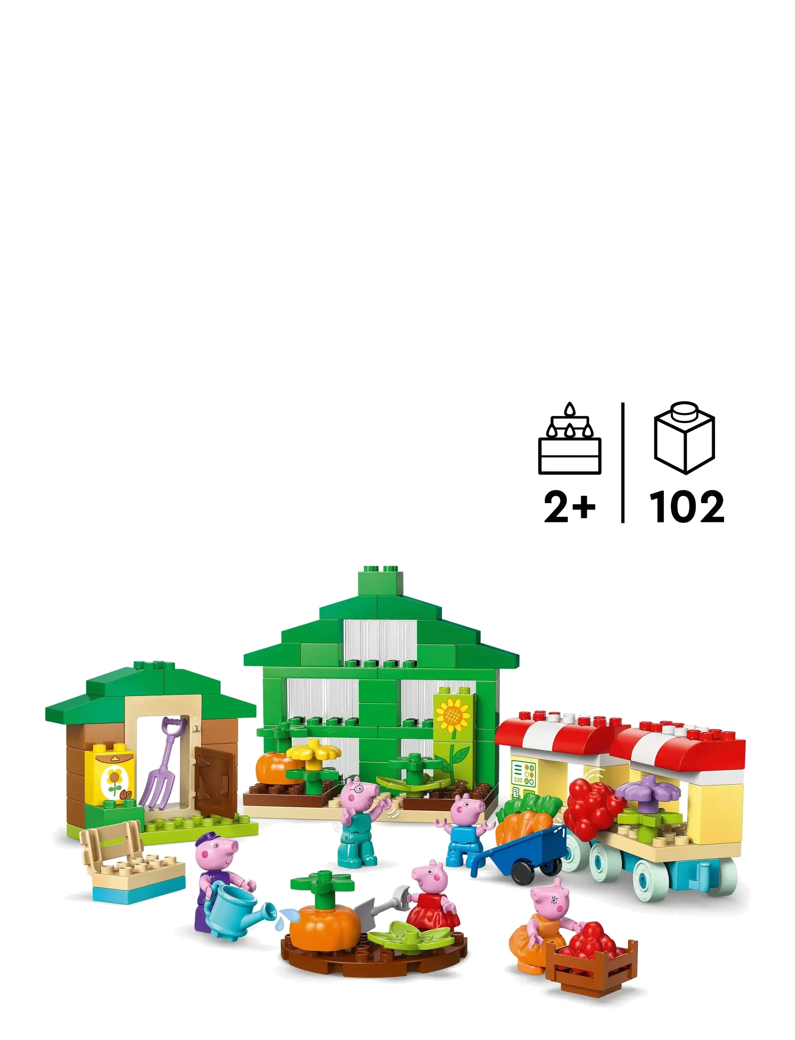 LEGO - Peppa Pig Grandpa Pig’s Garden and Greenhouse Building Set 10461 - lego peppa pig - multi - 1