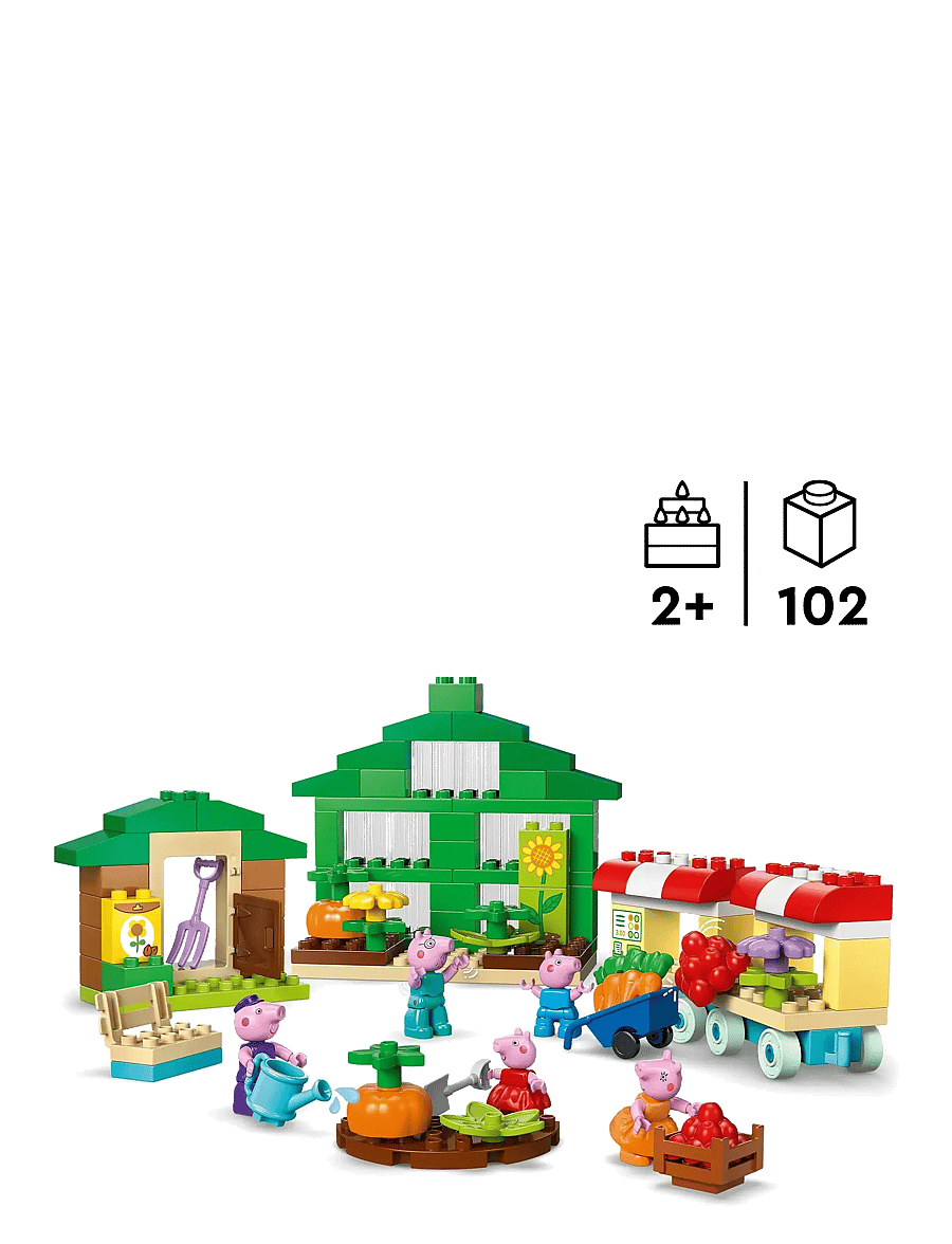 LEGO - Peppa Pig Grandpa Pig’s Garden and Greenhouse Building Set 10461 - lego peppa pig - multi - 1