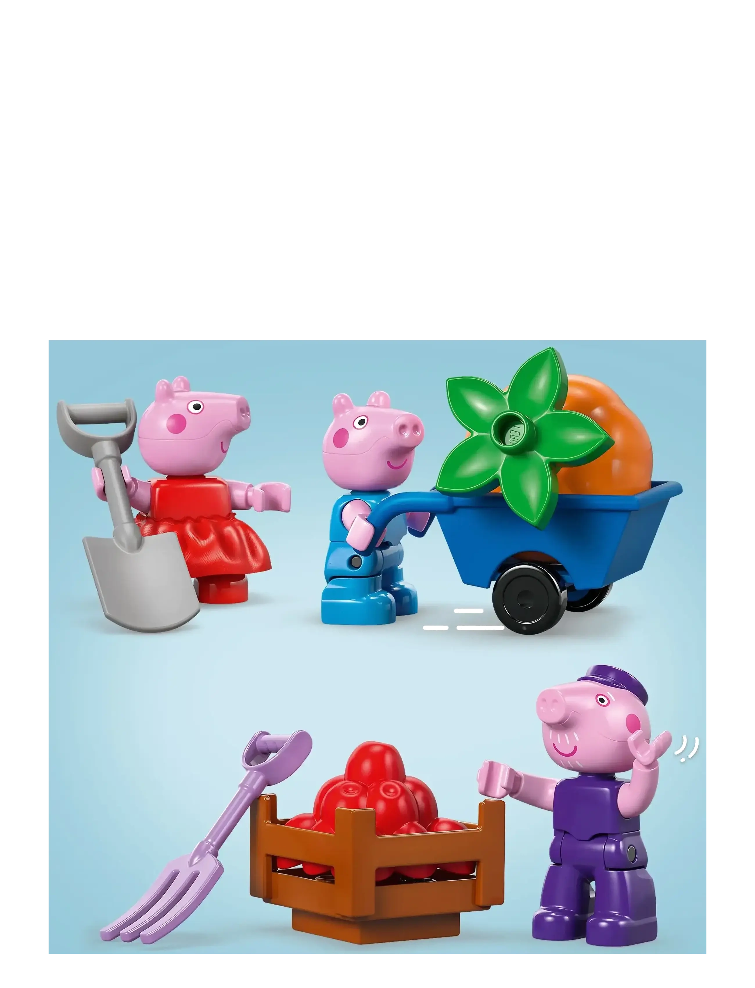 LEGO - Peppa Pig Grandpa Pig’s Garden and Greenhouse Building Set 10461 - lego peppa pig - multi - 3