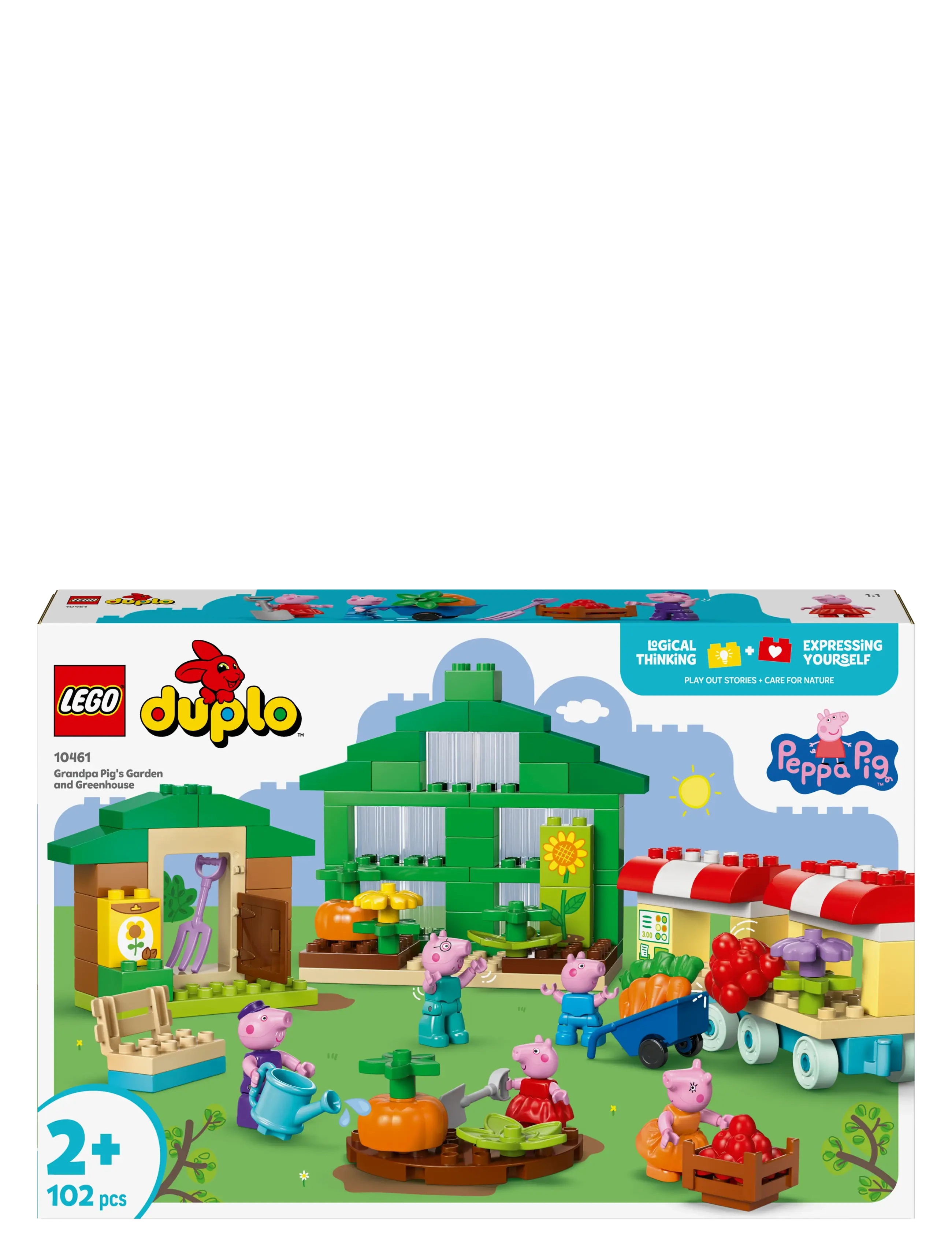 LEGO - Peppa Pig Grandpa Pig’s Garden and Greenhouse Building Set 10461 - lego peppa pig - multi - 5