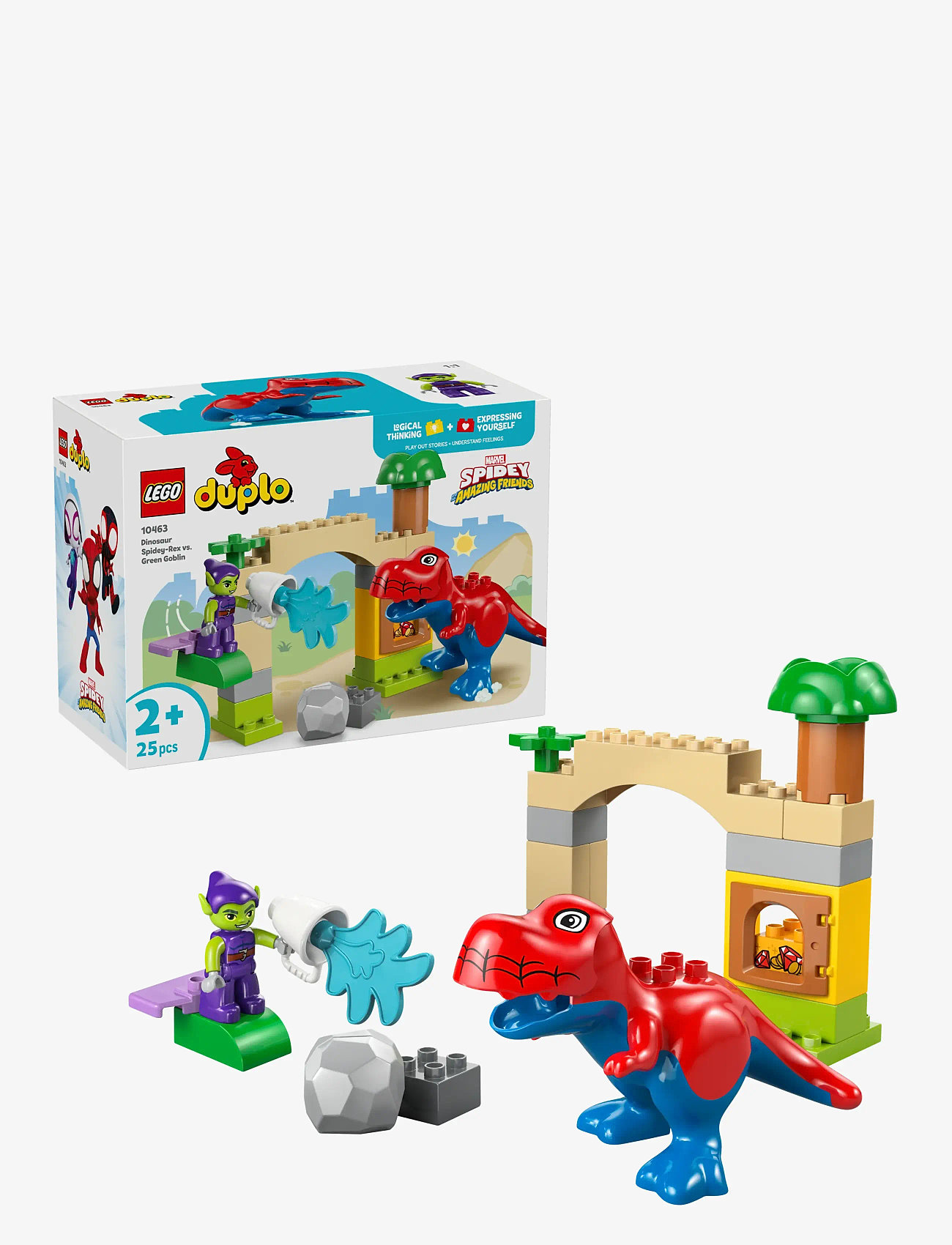 LEGO - Spidey-Rex-dinosaur mod Green Goblin 10463 - lego duplo - multi - 0