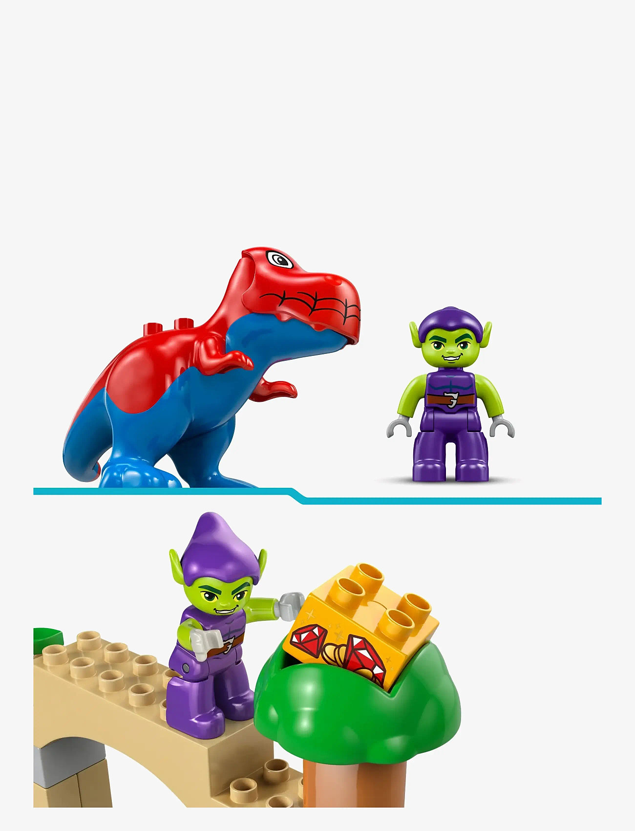 LEGO - Spidey-Rex-dinosaur mod Green Goblin 10463 - lego duplo - multi - 5