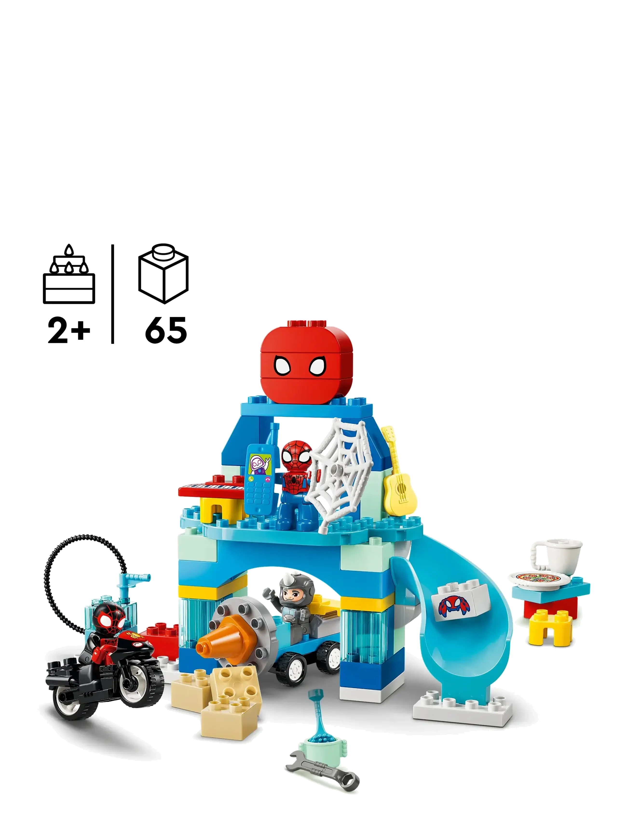LEGO - Team Spideys nätkvarter 10464 - byggklossar - multi - 1