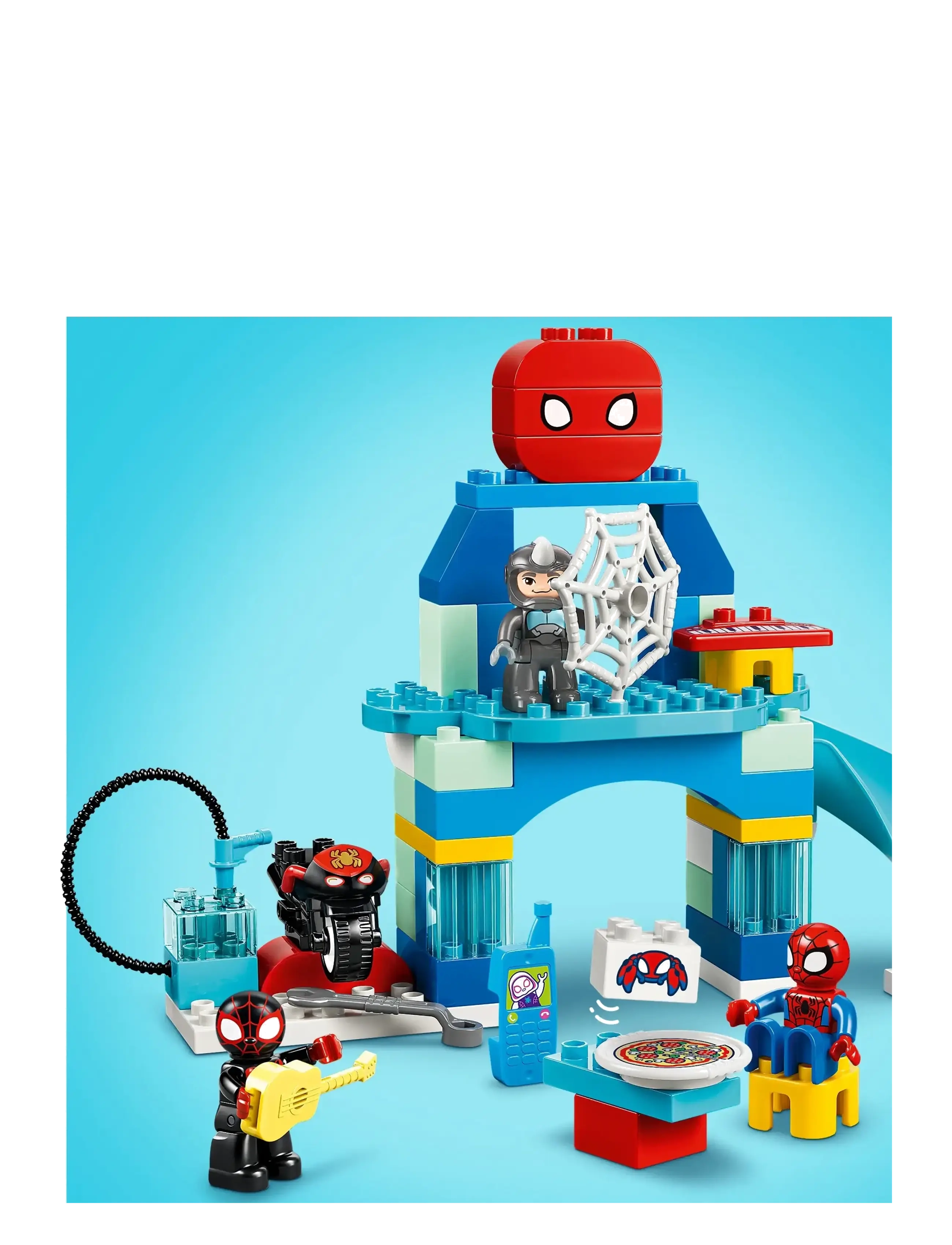 LEGO - Team Spideys nätkvarter 10464 - byggklossar - multi - 3