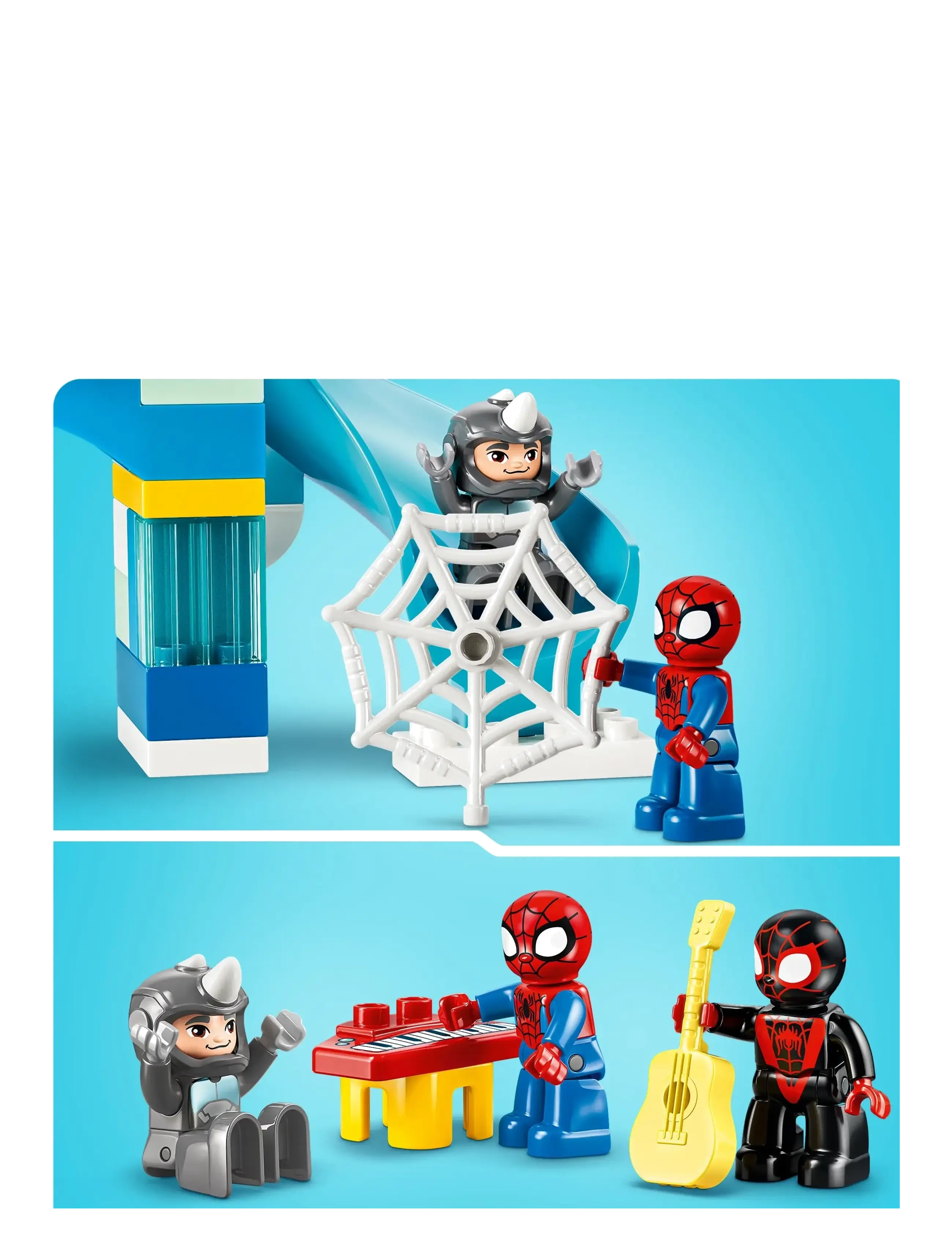 LEGO - Team Spideys nätkvarter 10464 - byggklossar - multi - 4