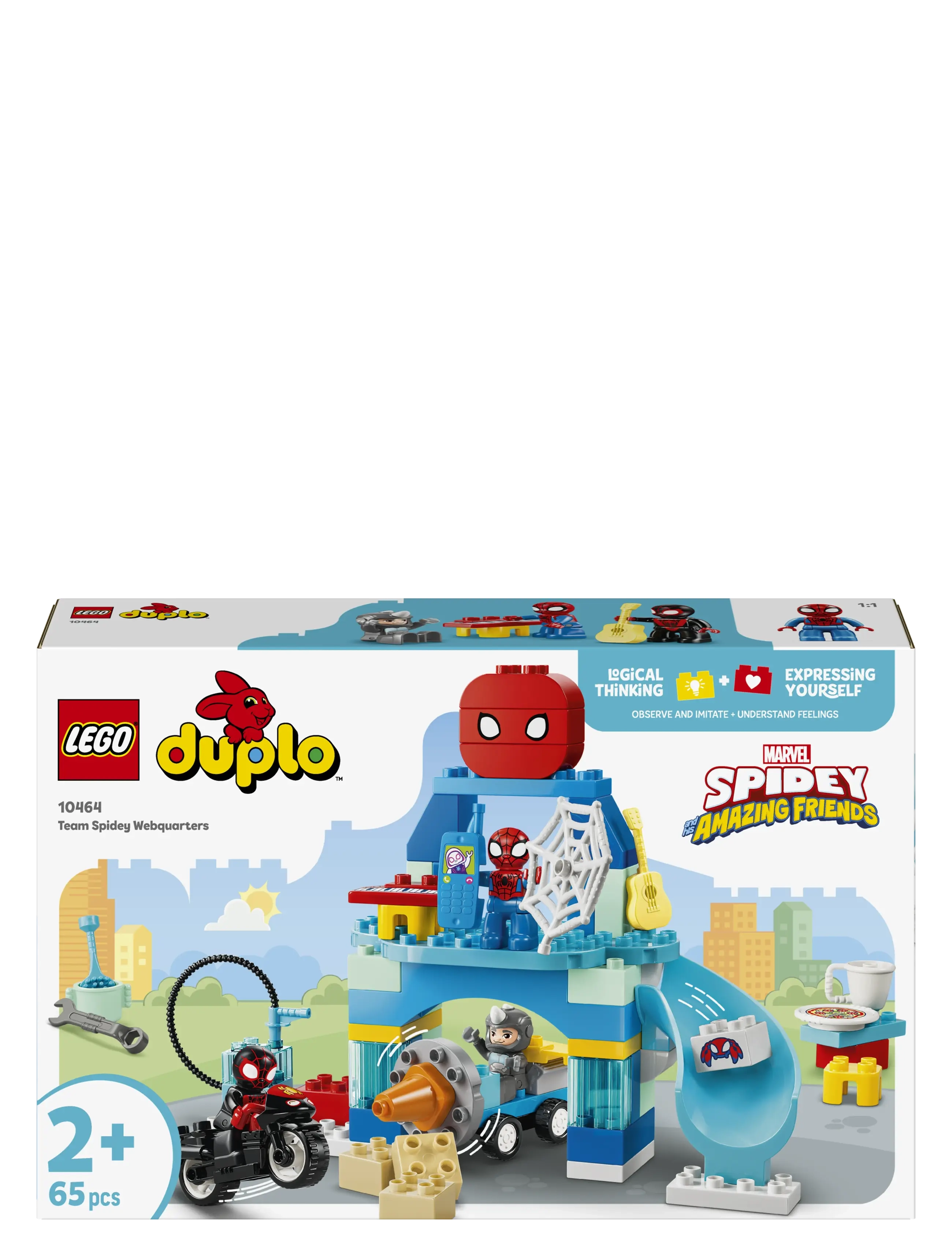 LEGO - Team Spideys nätkvarter 10464 - byggklossar - multi - 5