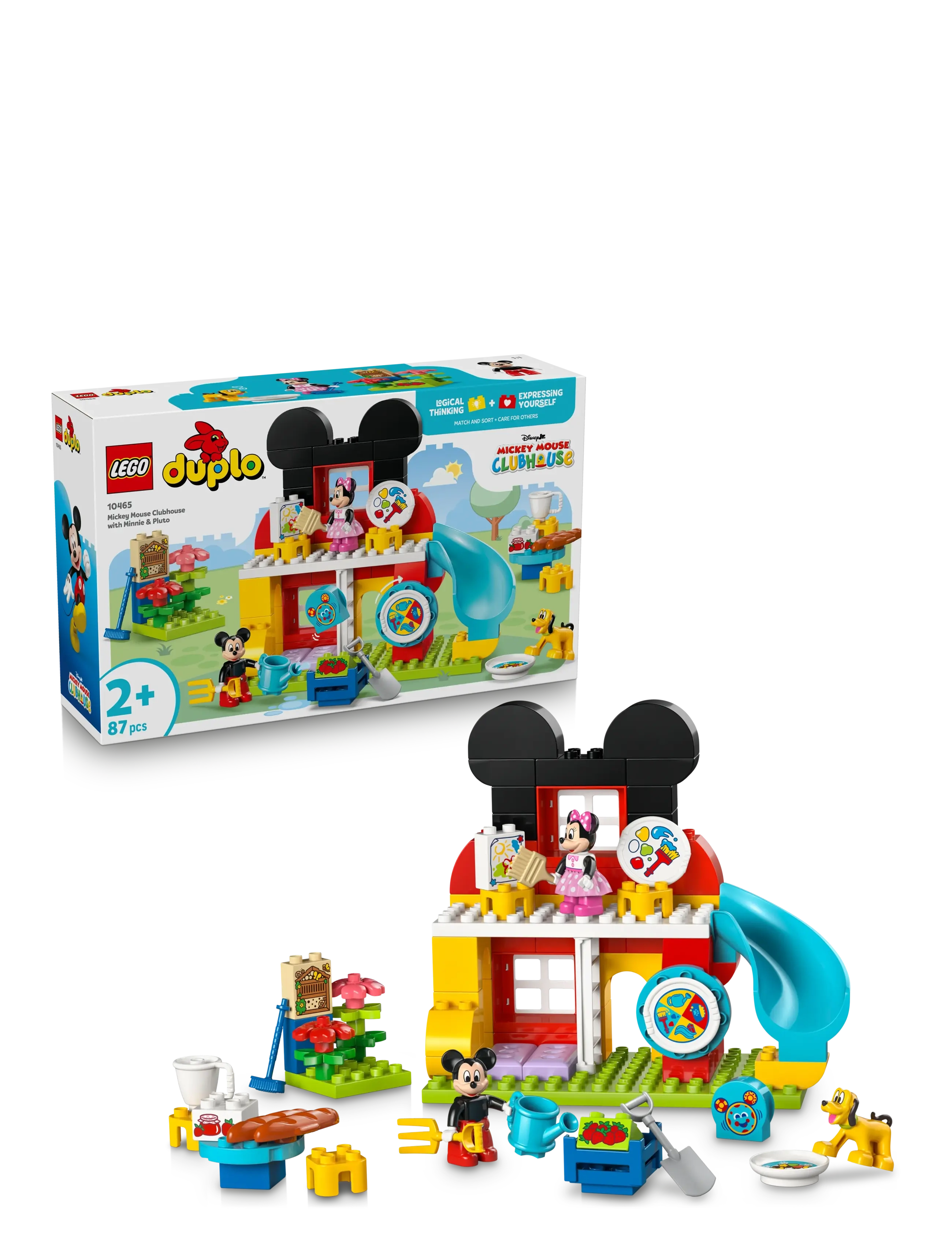 LEGO Mickeys Klubhus Med Minnie Og Pluto 10465, Børn, Lego Disney mickey And Friends, Multi/mønstret, Str: ONE SIZE