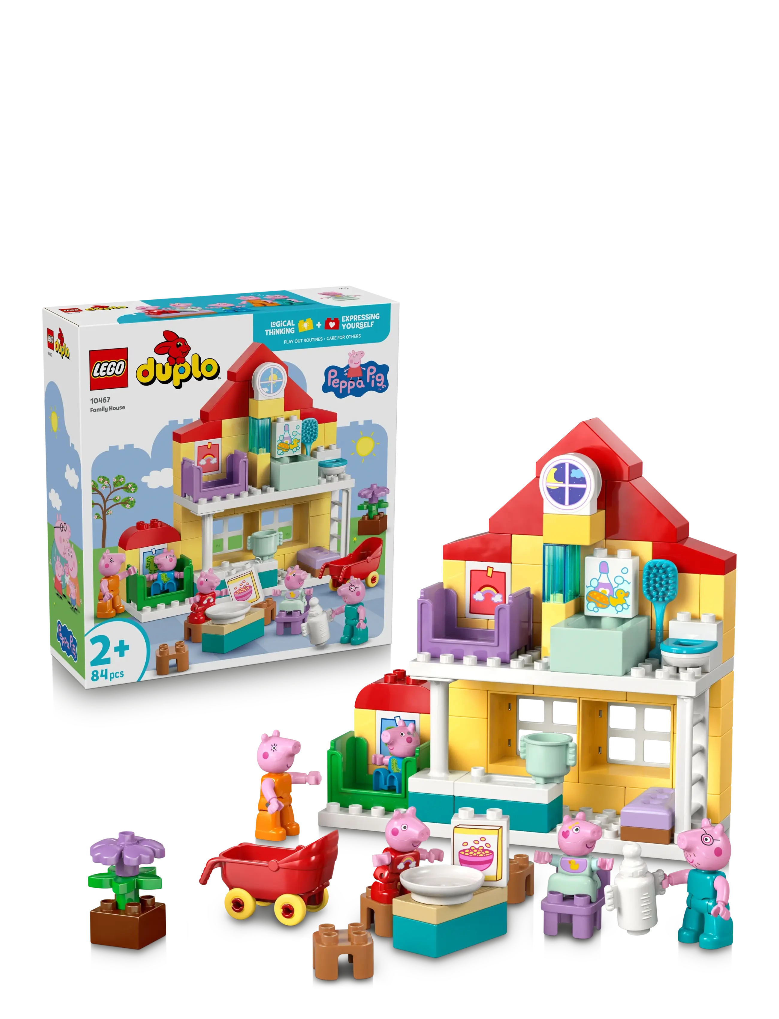 LEGO Familiehus 10467, One Size, Lego Spielzeug, Mehrfarbig/gemustert - duplo, Kinder