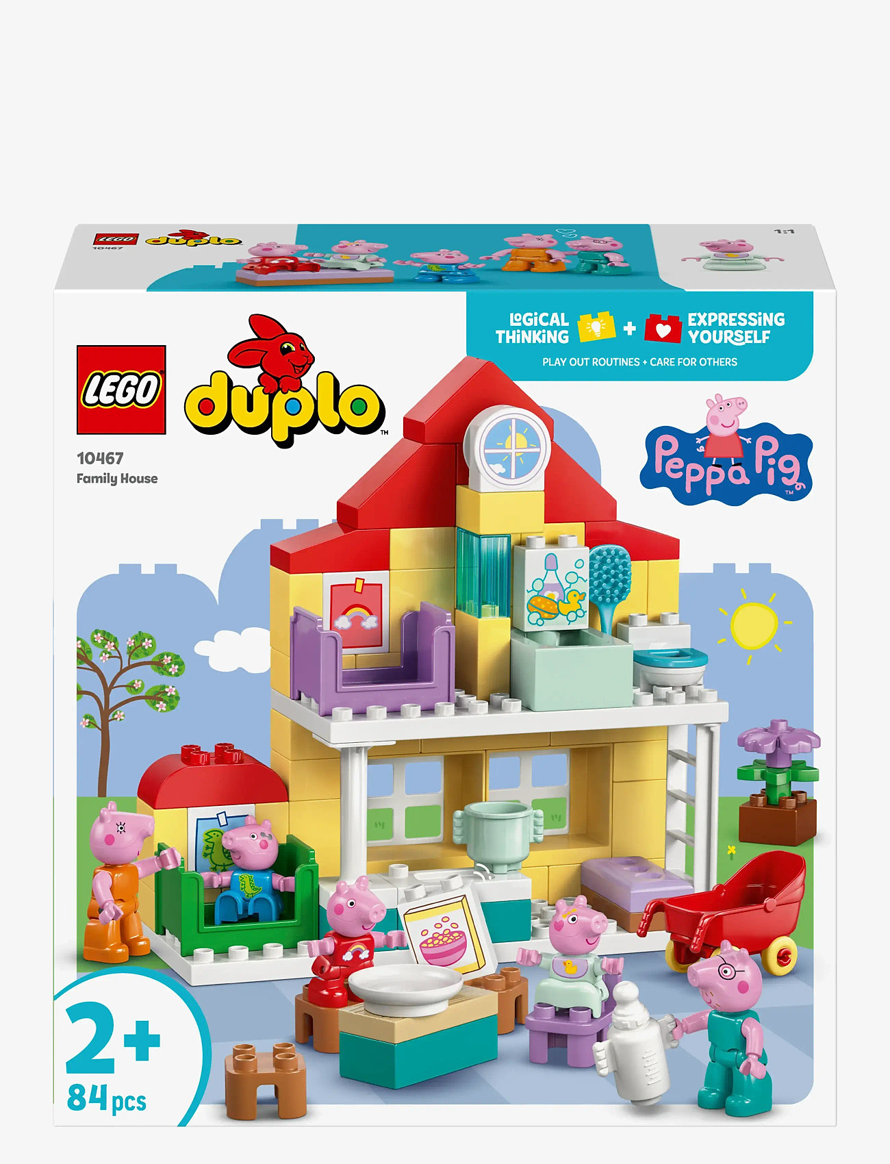 LEGO - Peppa Pig Family House 10467 - lego põrsas peppa - multi - 5