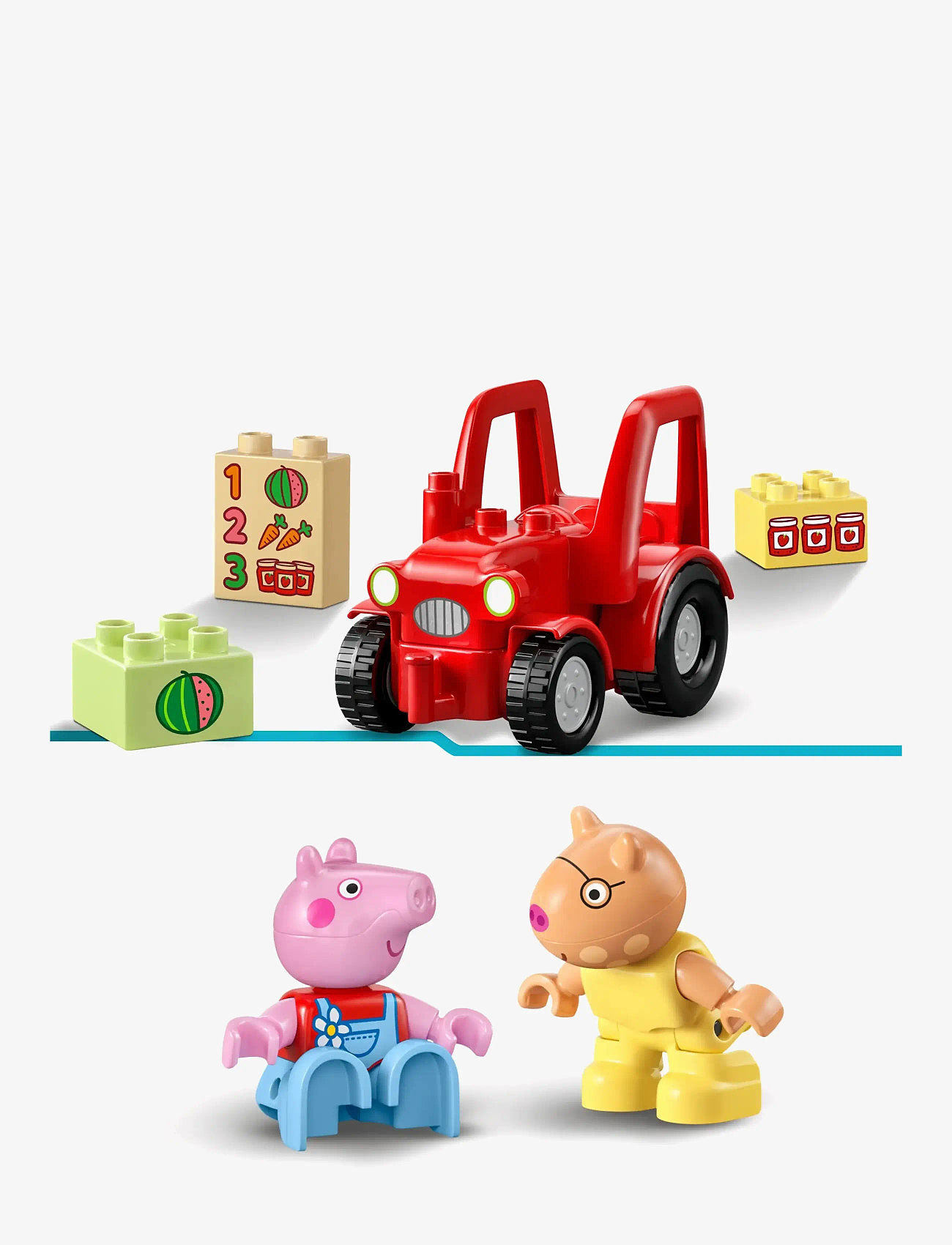 LEGO - Tractor and Market 10468 - lego põrsas peppa - multi - 4