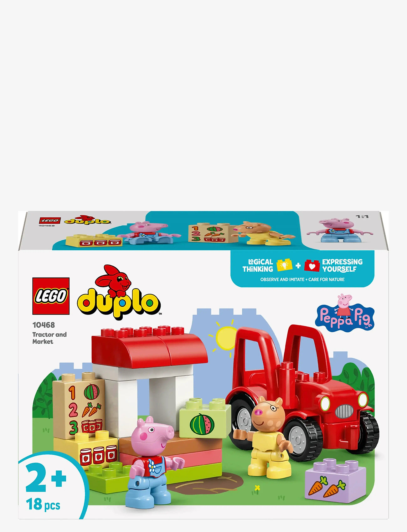 LEGO - Tractor and Market 10468 - lego põrsas peppa - multi - 5
