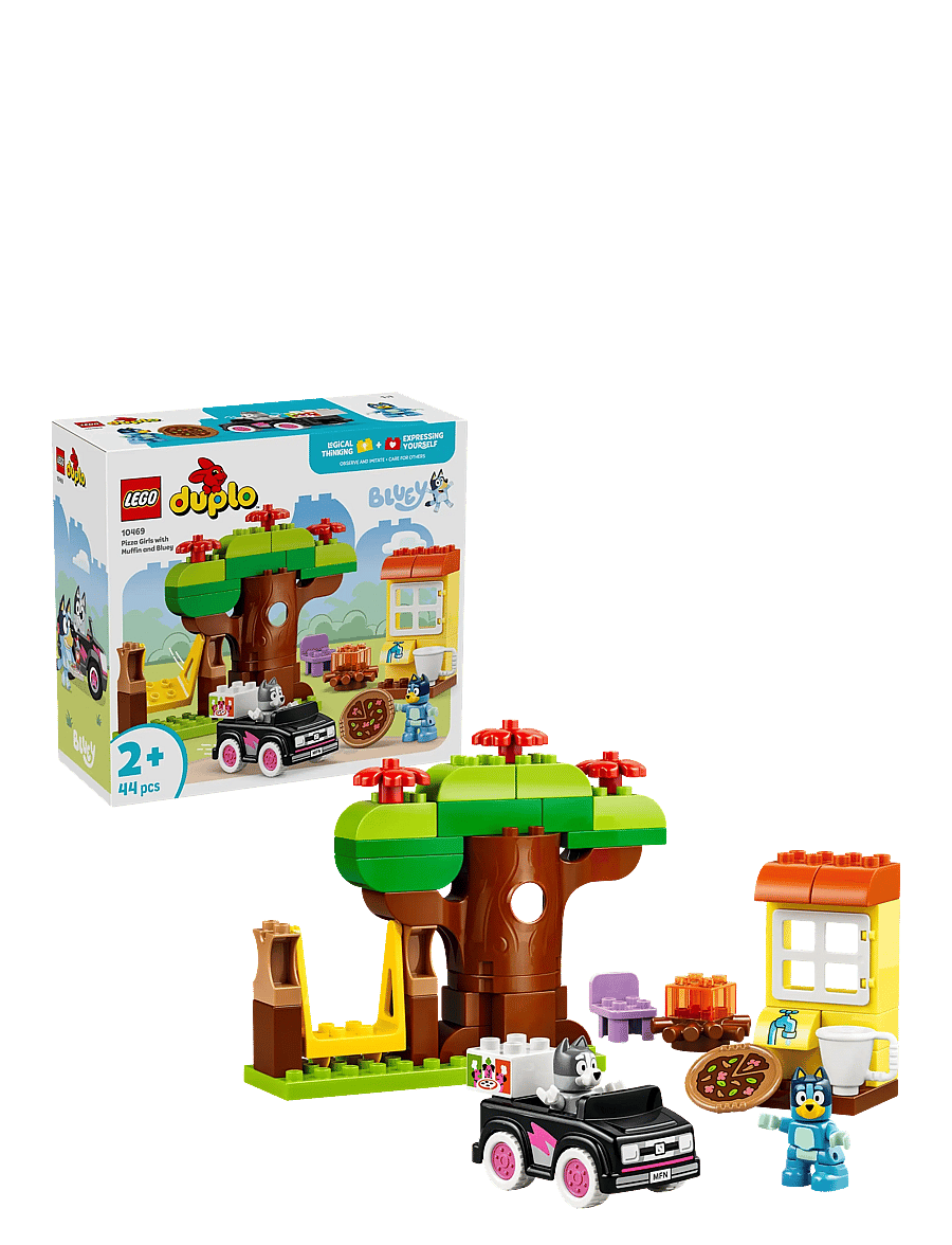 LEGO - Pizza-piger med Muffin og Bluey 10469 - lego duplo - multi - 0