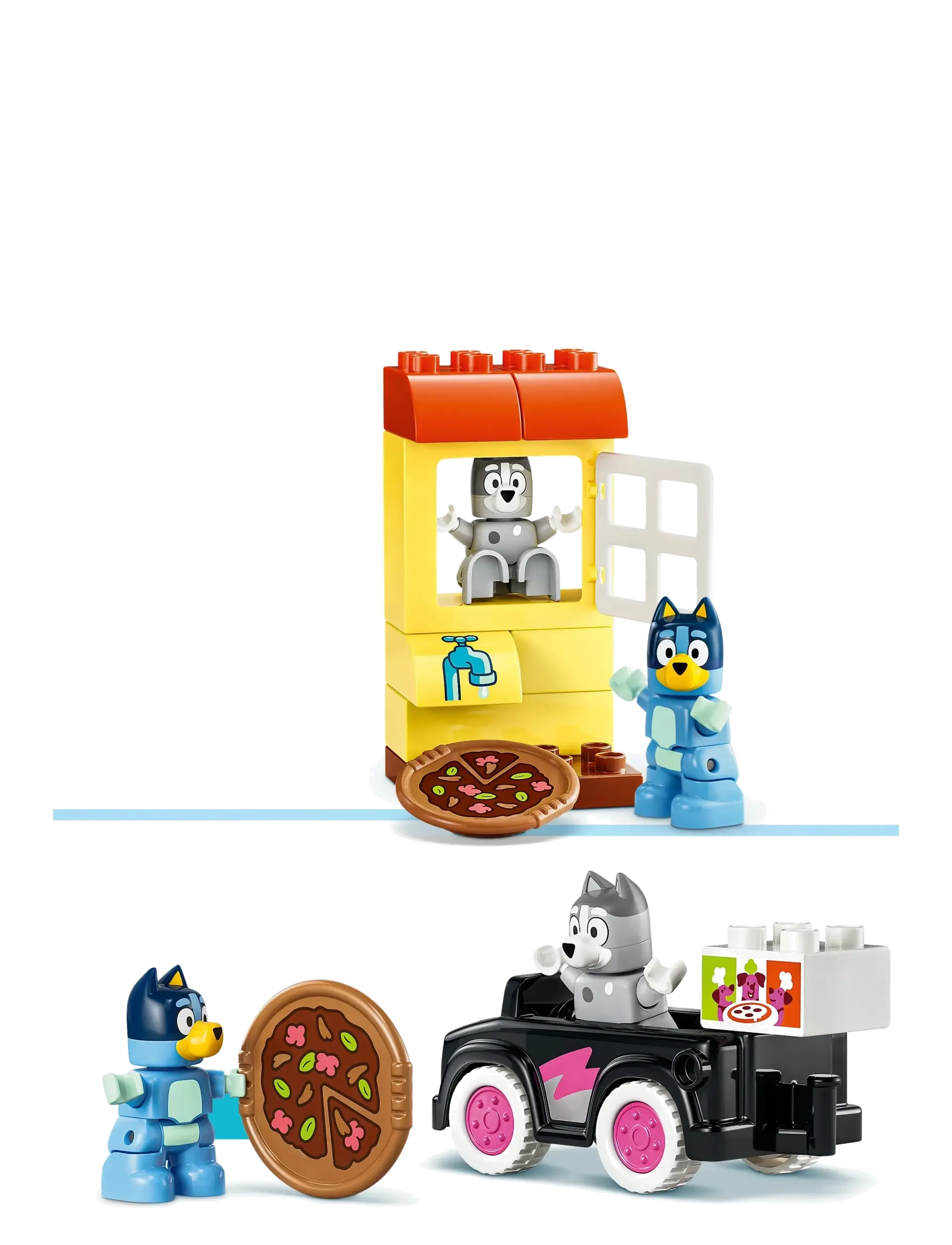 LEGO - Pizza-piger med Muffin og Bluey 10469 - lego duplo - multi - 4