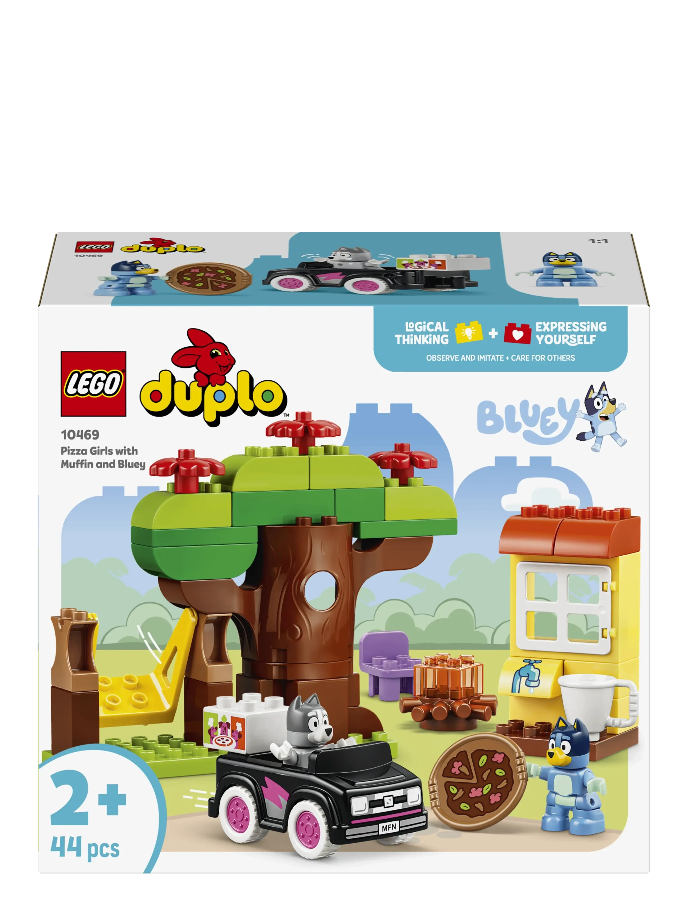 LEGO - Pizza-piger med Muffin og Bluey 10469 - lego duplo - multi - 5