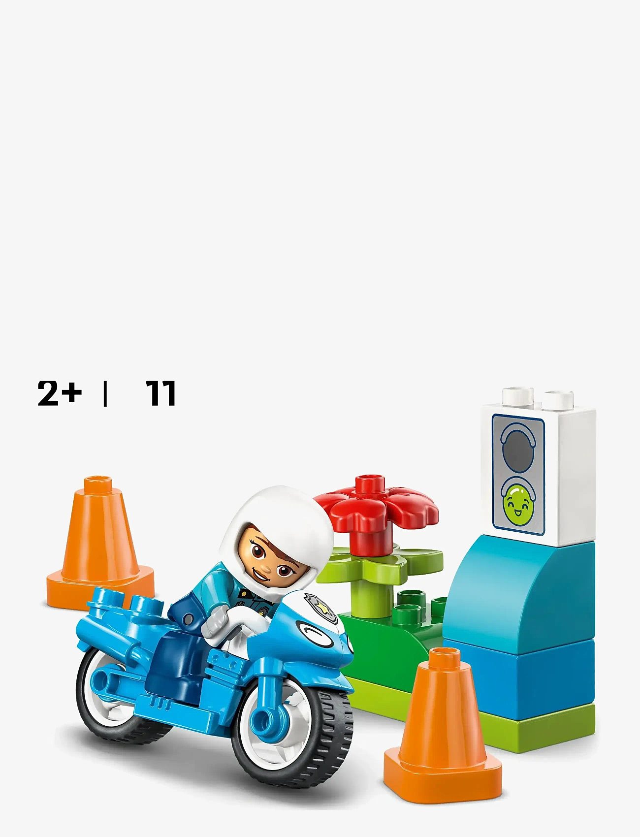 LEGO - Town Blue Police Motorcycle Playset 10471 - lego duplo - multi - 1
