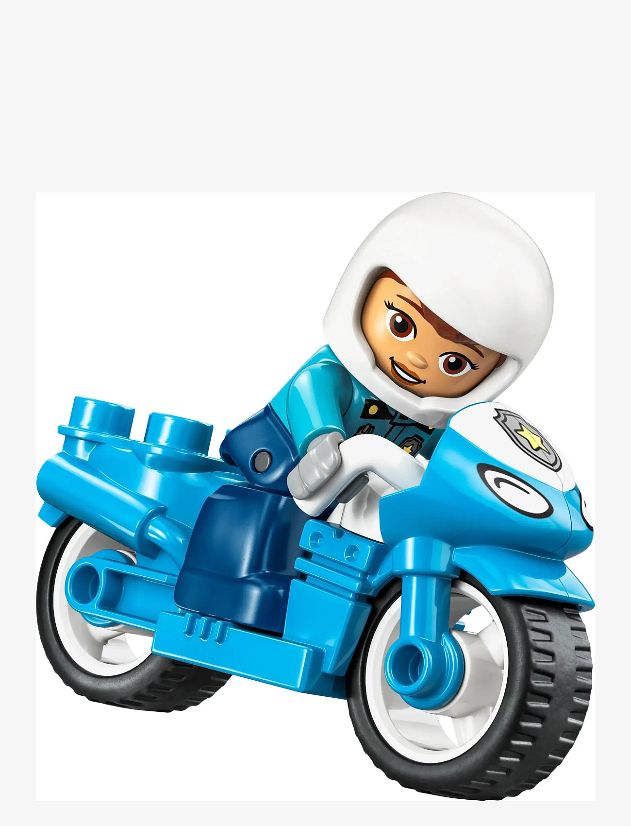 LEGO - Town Blue Police Motorcycle Playset 10471 - lego duplo - multi - 2