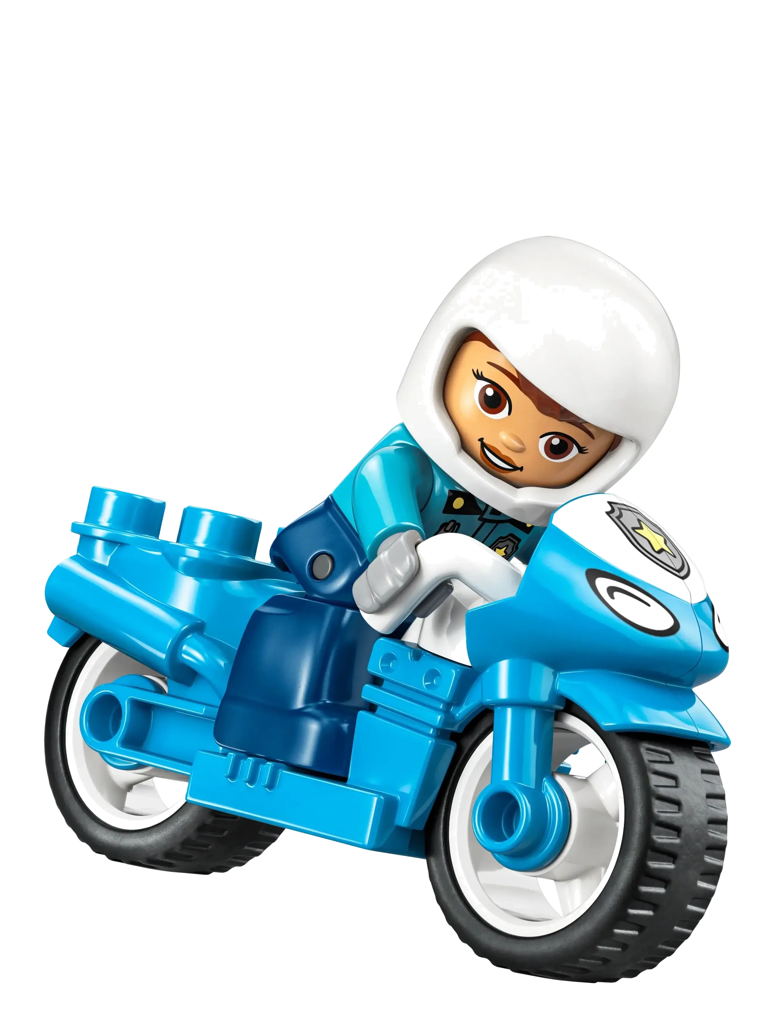 LEGO - Town Blue Police Motorcycle Playset 10471 - lego duplo - multi - 2