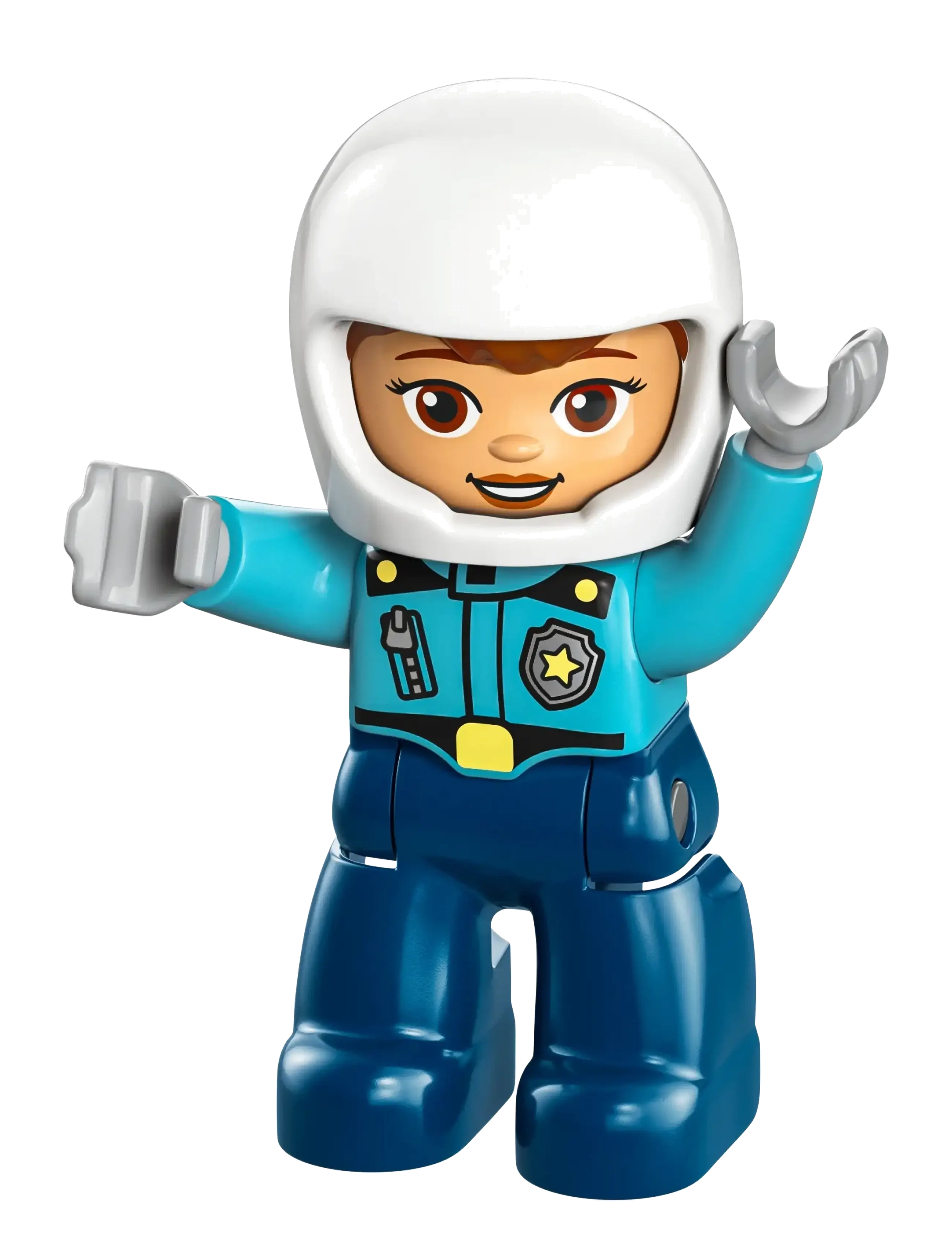 LEGO - Town Blue Police Motorcycle Playset 10471 - lego duplo - multi - 3