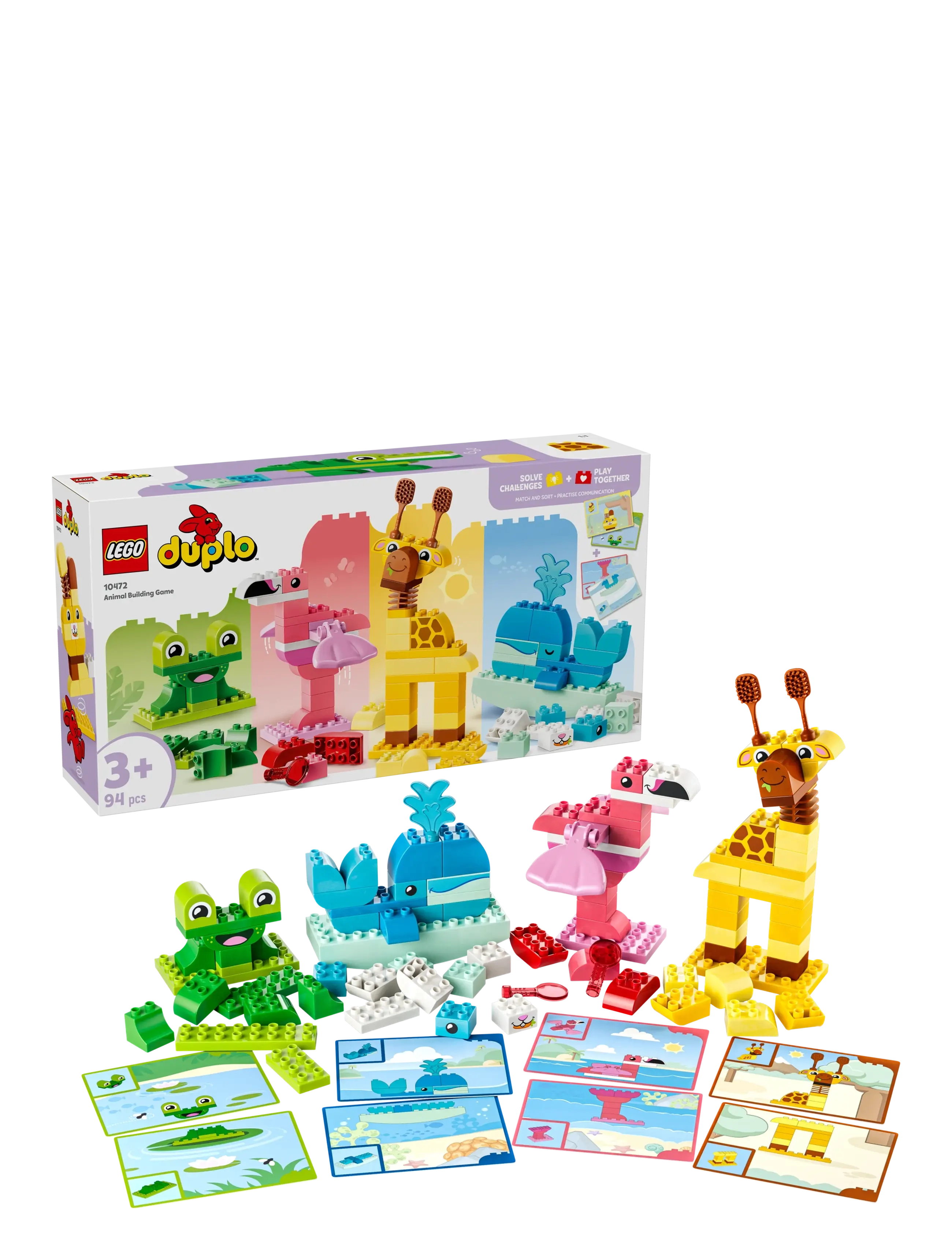 LEGO Dyrebyggespil 10472, One Size, Lego Spielzeug, Mehrfarbig/gemustert - duplo, Kinder