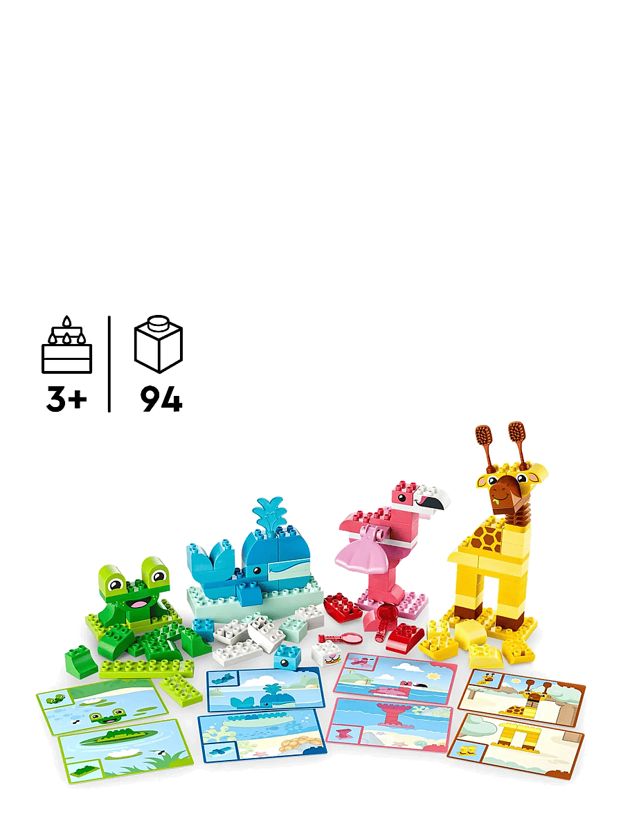 LEGO - Dyrebyggespil 10472 - lego duplo - multi - 1