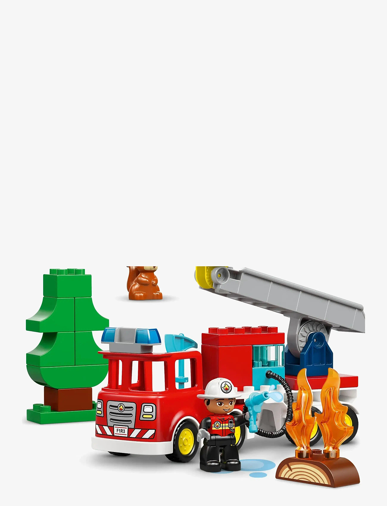 LEGO - Town Fire Engine with Hose and Firefighter 10473 - lego  duplo - multi - 1