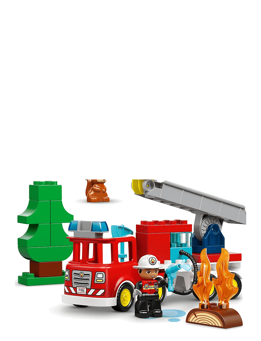 LEGO - Town Fire Engine with Hose and Firefighter 10473 - lego duplo - multi - 1