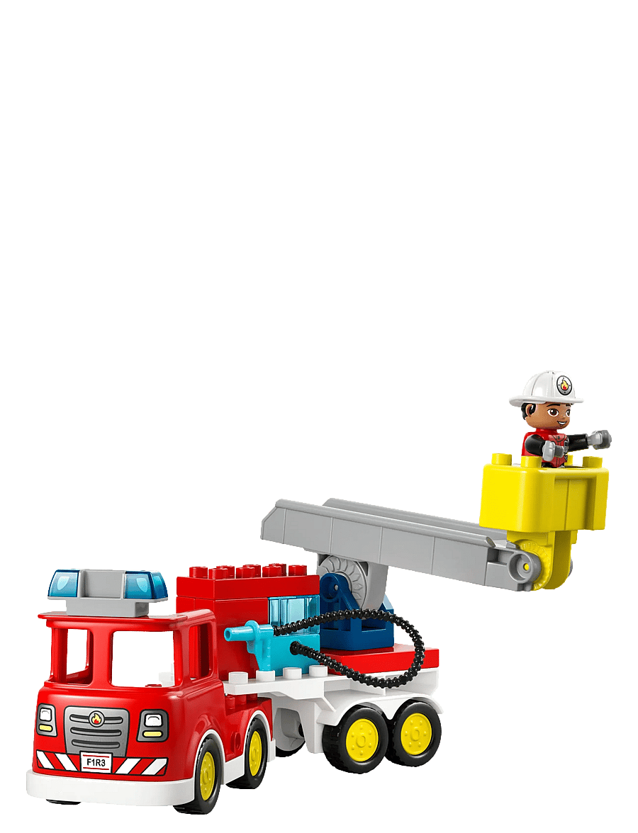 LEGO - Town Fire Engine with Hose and Firefighter 10473 - lego duplo - multi - 2