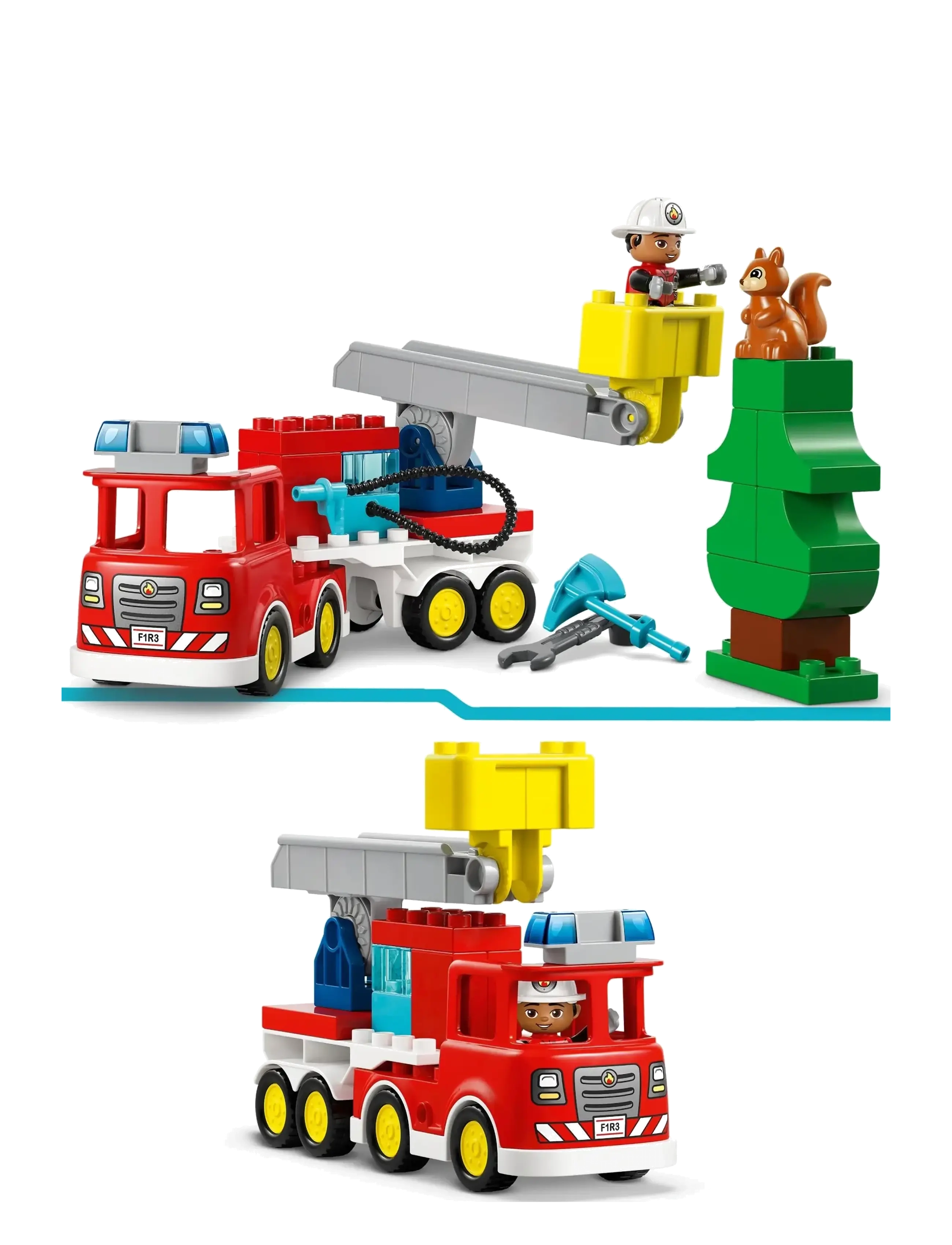 LEGO - Paloauto, paloletku ja pelastaja 10473 - lego duplo - multi - 3