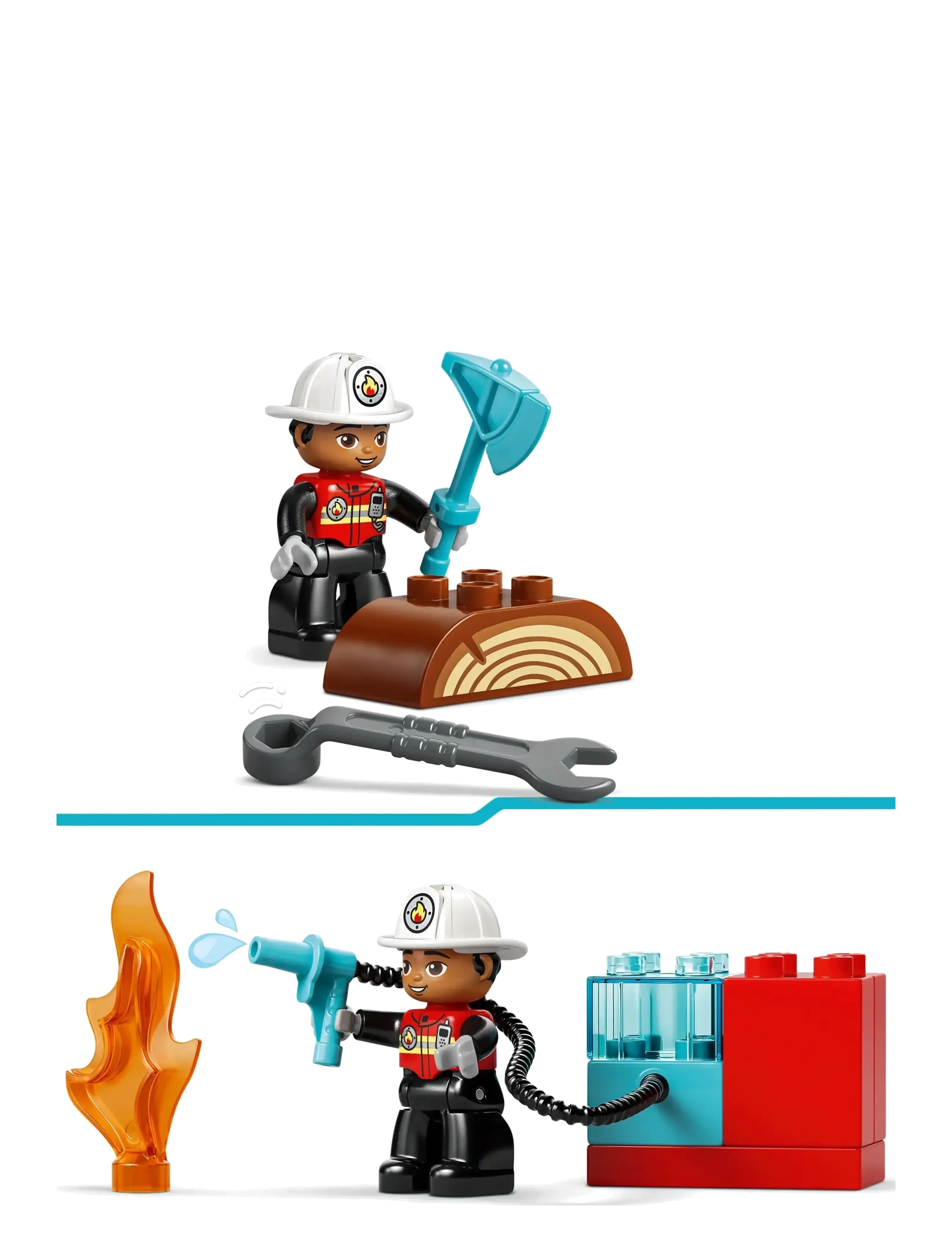 LEGO - Paloauto, paloletku ja pelastaja 10473 - lego duplo - multi - 4