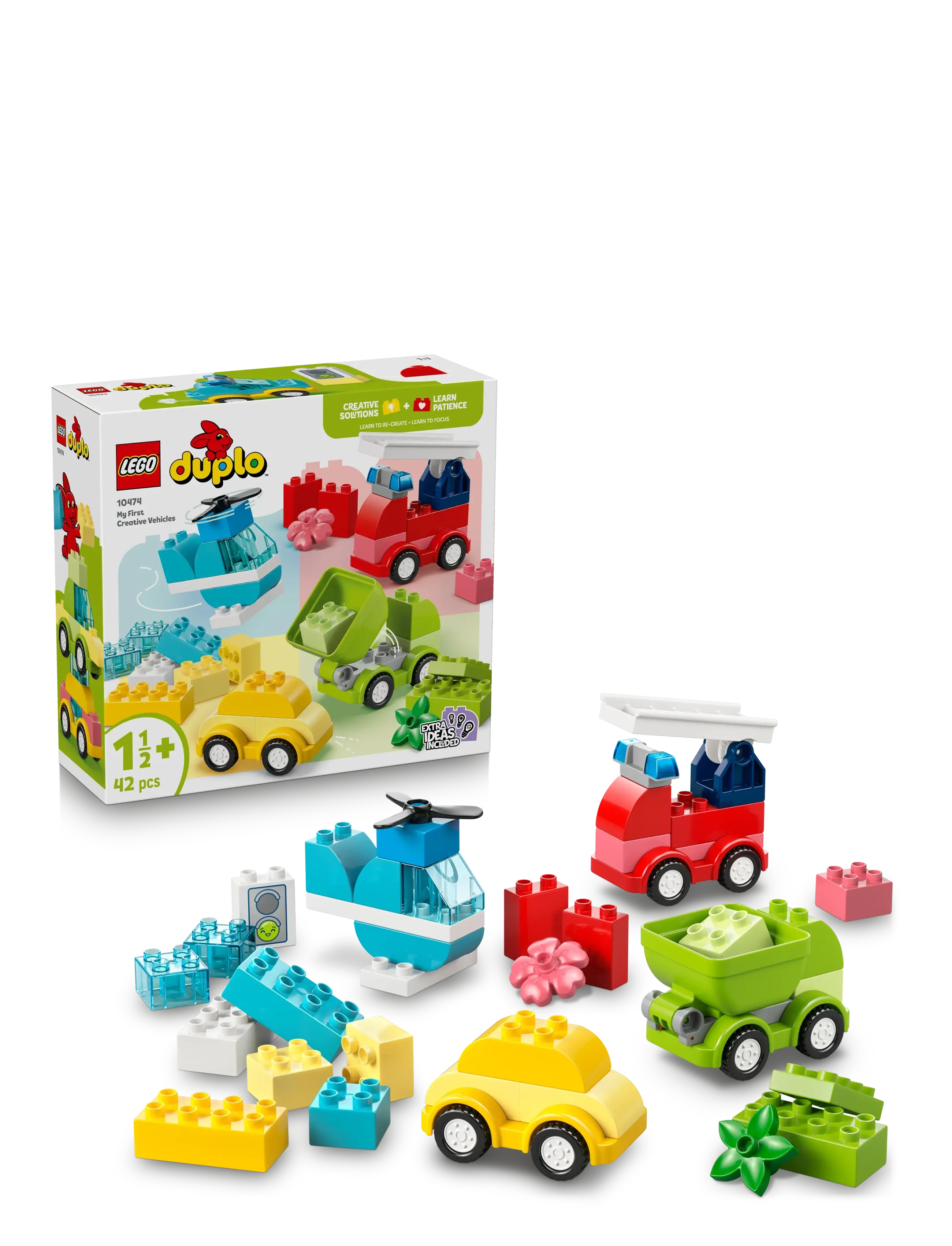 LEGO Kreative Fartøjer 10474, One Size, Red, Lego Legetøj > Lego duplo, Børn