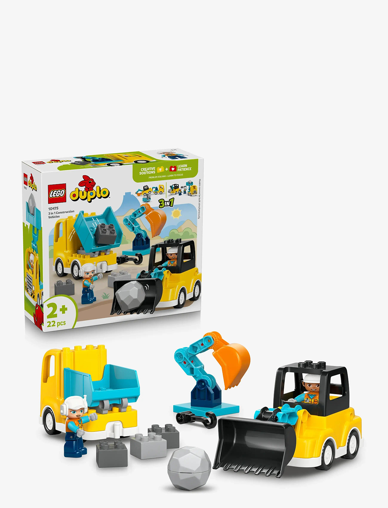 LEGO - 3-i-1 Anleggskjøretøy 10475 - lego duplo - multi - 0