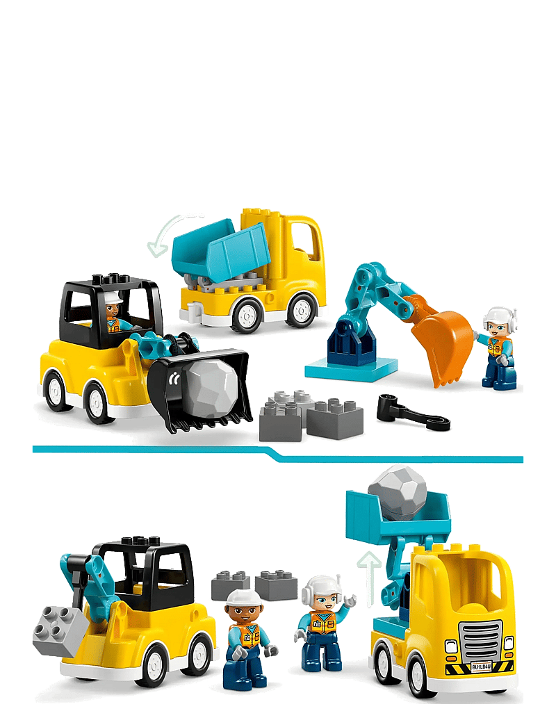 LEGO - Town 3 in 1 Construction Vehicles Toys 10475 - lego duplo - multi - 4
