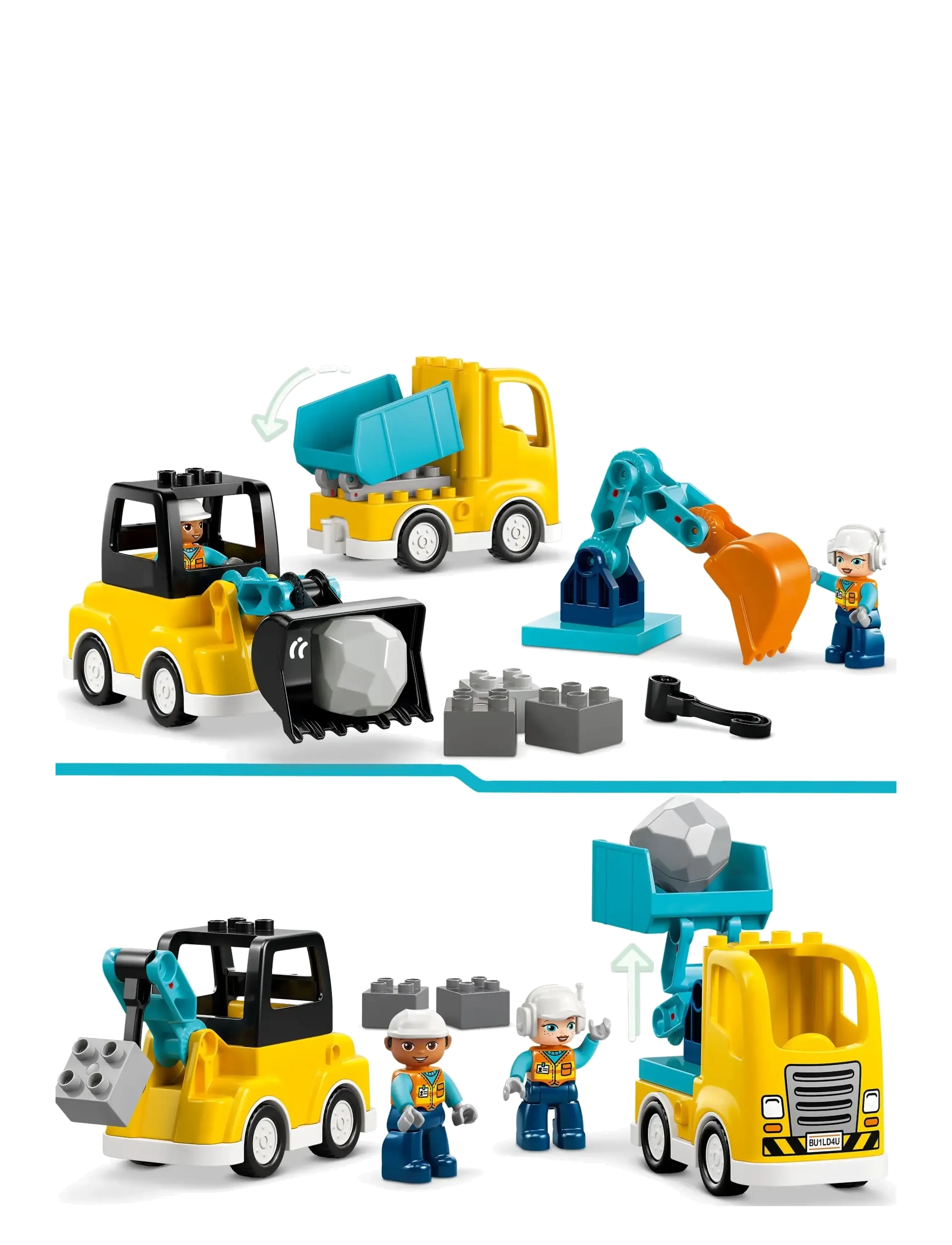 LEGO - Town 3 in 1 Construction Vehicles Toys 10475 - lego duplo - multi - 4