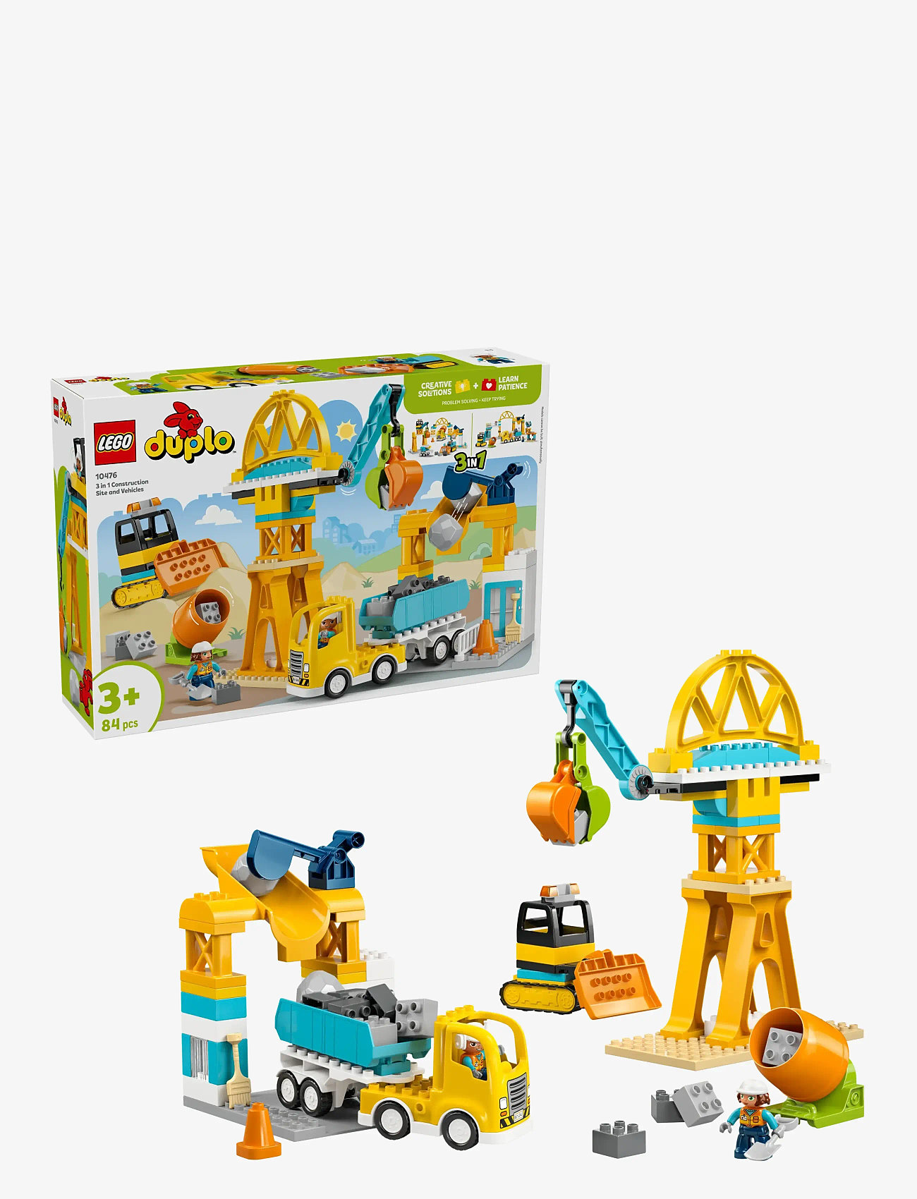 LEGO - Town 3 in 1 Construction Site and Vehicles 10476 - lego duplo - multi - 0