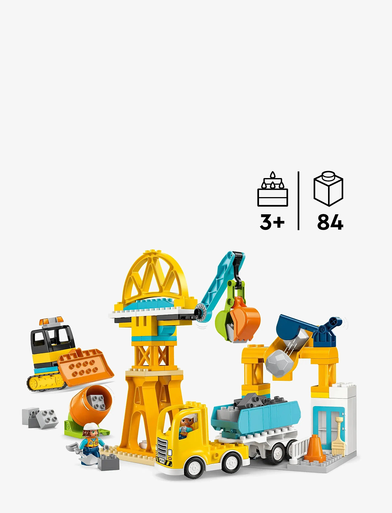 LEGO - Town 3 in 1 Construction Site and Vehicles 10476 - lego duplo - multi - 1
