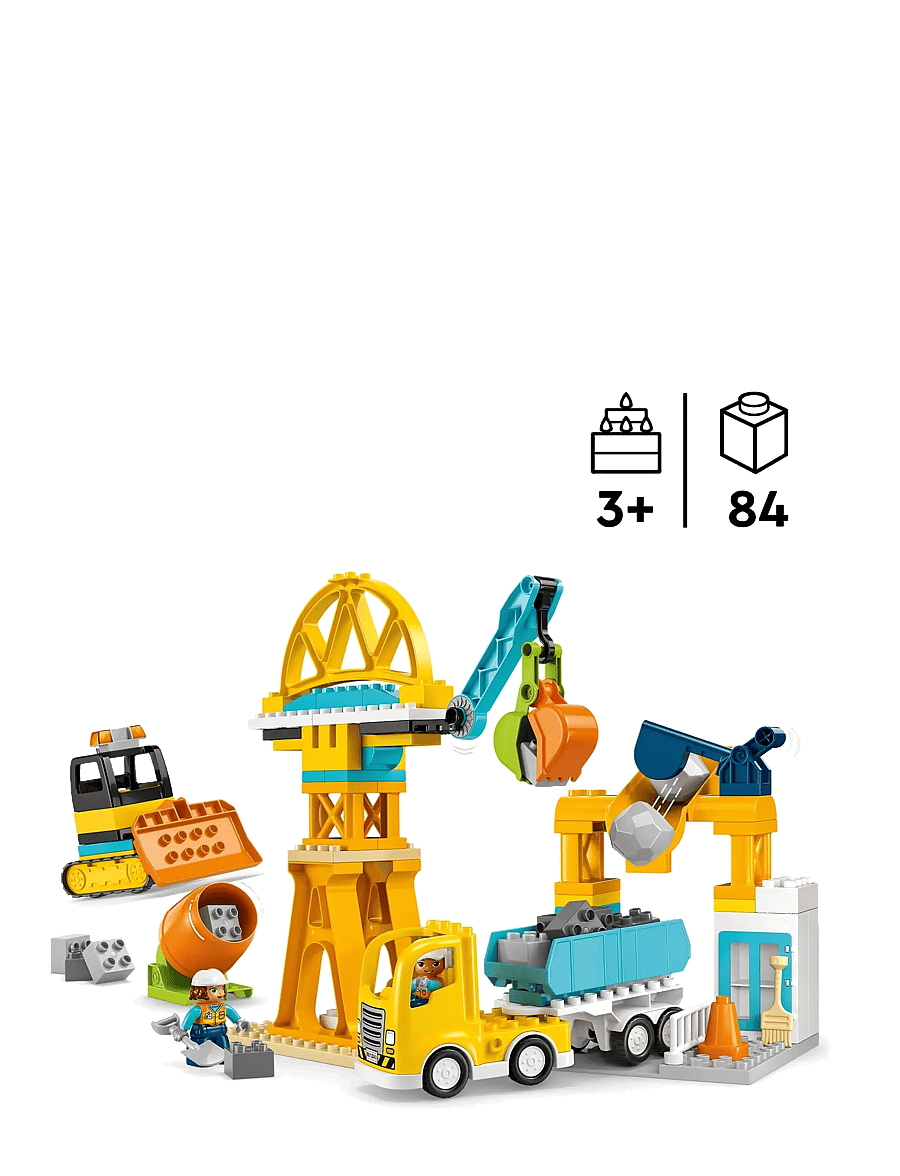 LEGO - Town 3 in 1 Construction Site and Vehicles 10476 - lego duplo - multi - 1