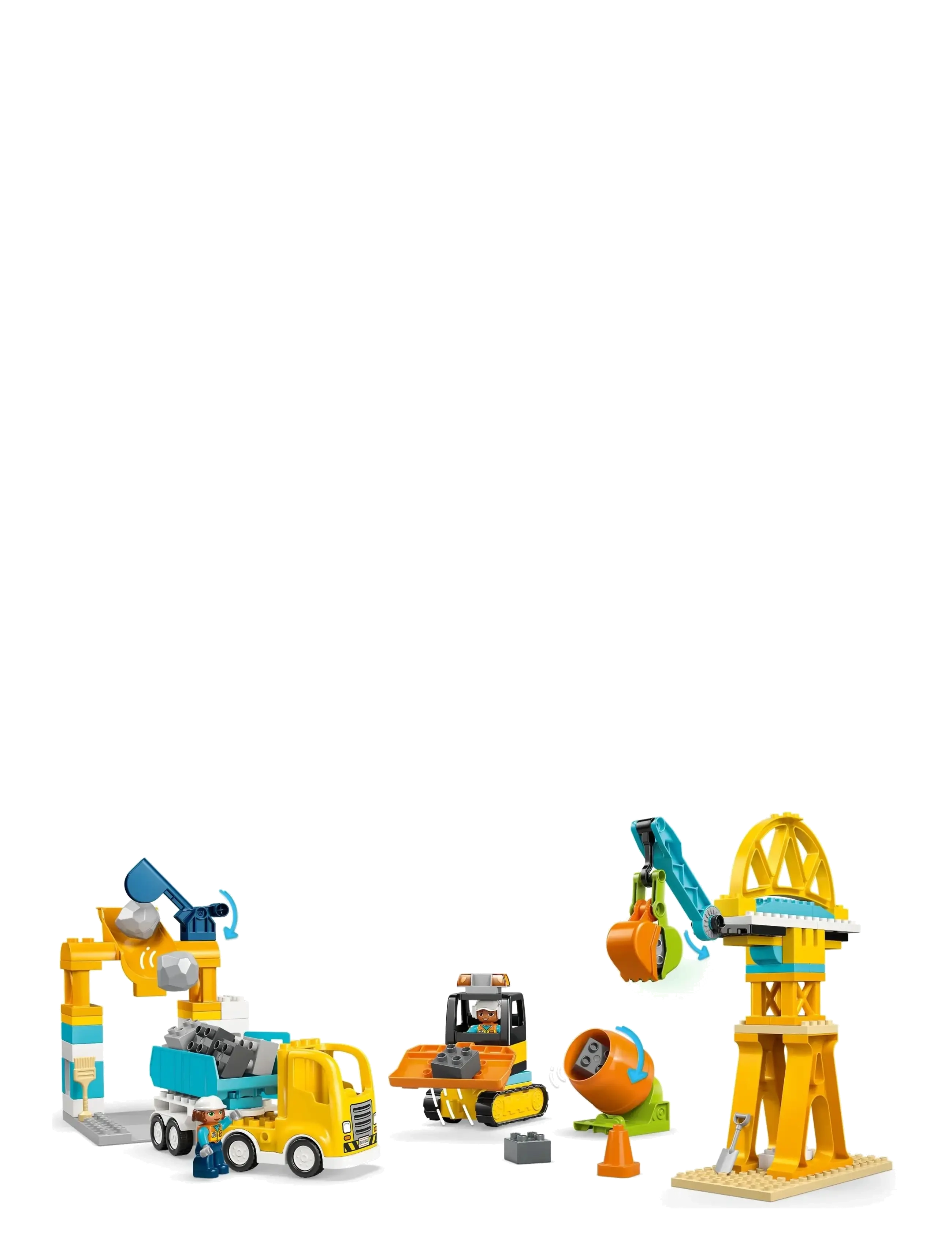 LEGO - Town 3 in 1 Construction Site and Vehicles 10476 - lego duplo - multi - 3