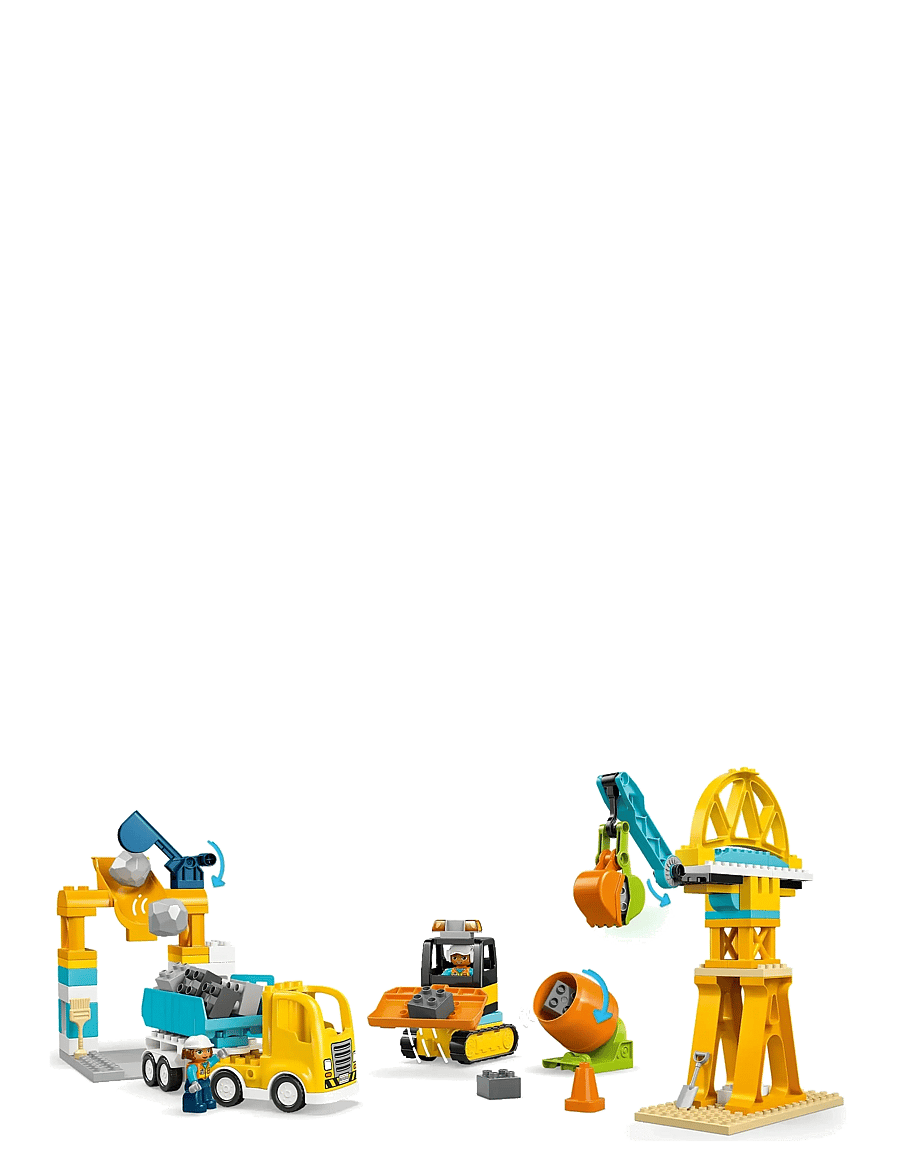 LEGO - Town 3 in 1 Construction Site and Vehicles 10476 - lego duplo - multi - 3
