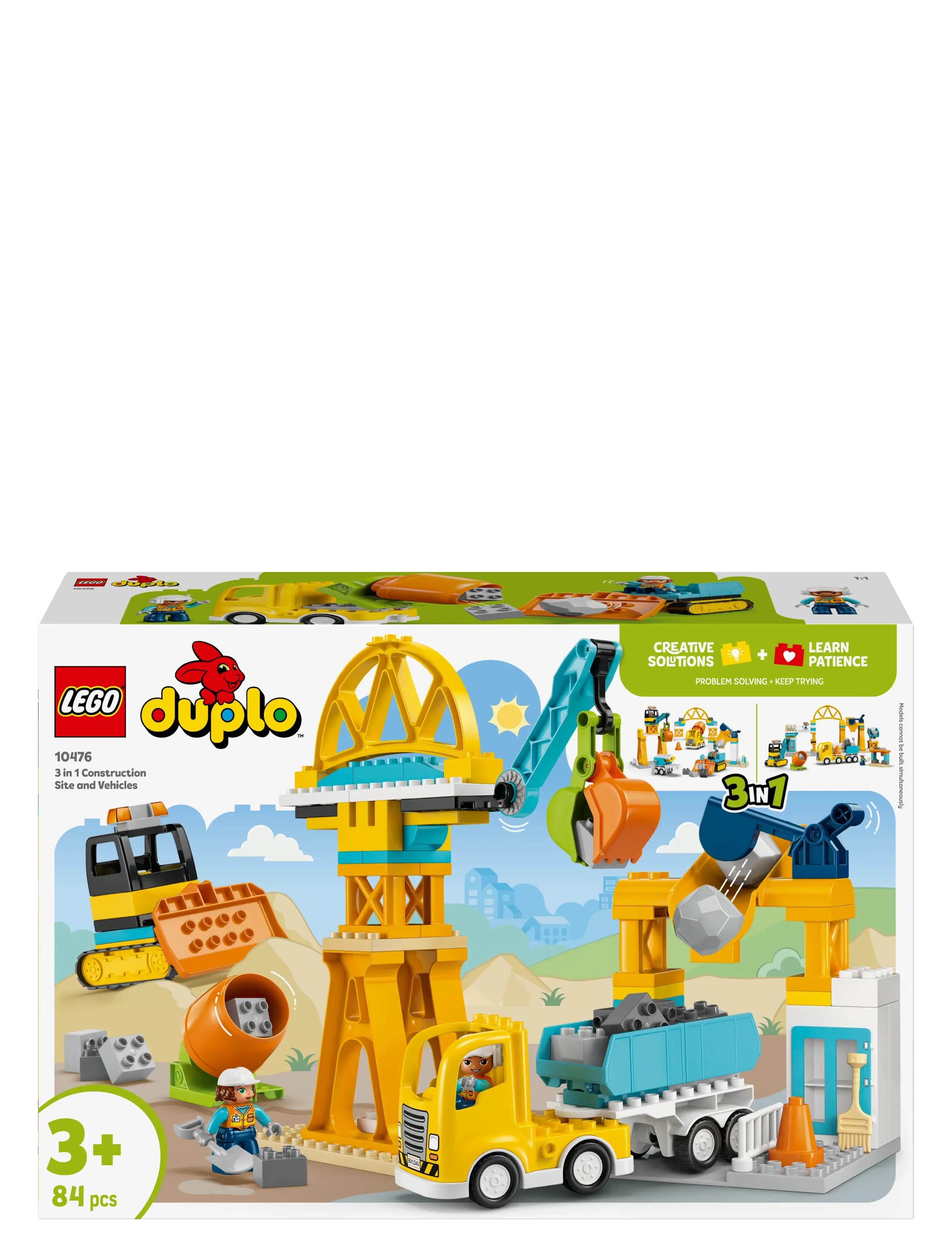 LEGO - Town 3 in 1 Construction Site and Vehicles 10476 - lego duplo - multi - 5