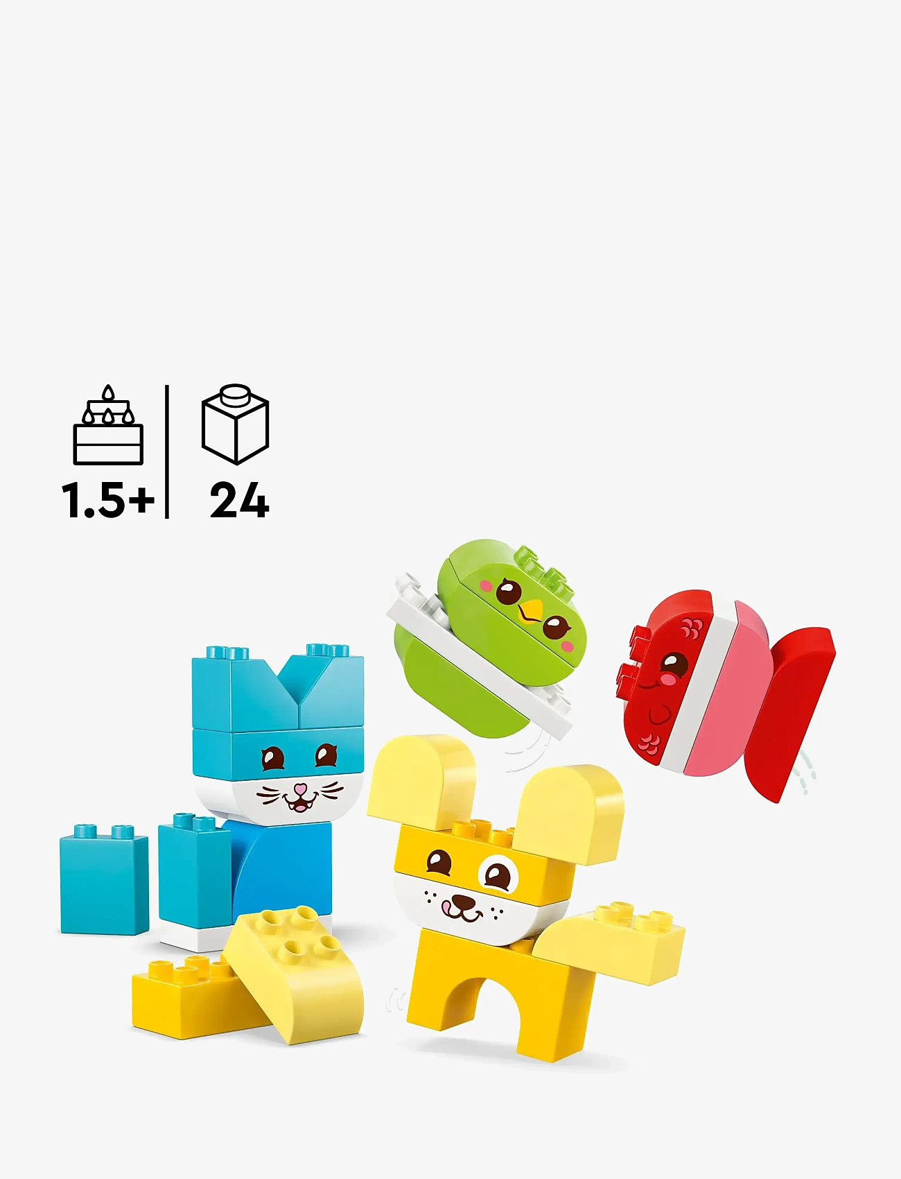 LEGO - My First 3 in 1 Creative Cute Pets Toy 10477 - lego duplo - multi - 1