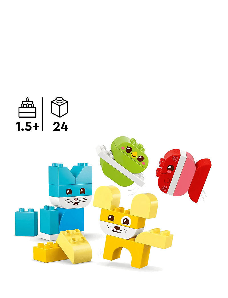 LEGO - My First 3 in 1 Creative Cute Pets Toy 10477 - lego duplo - multi - 1