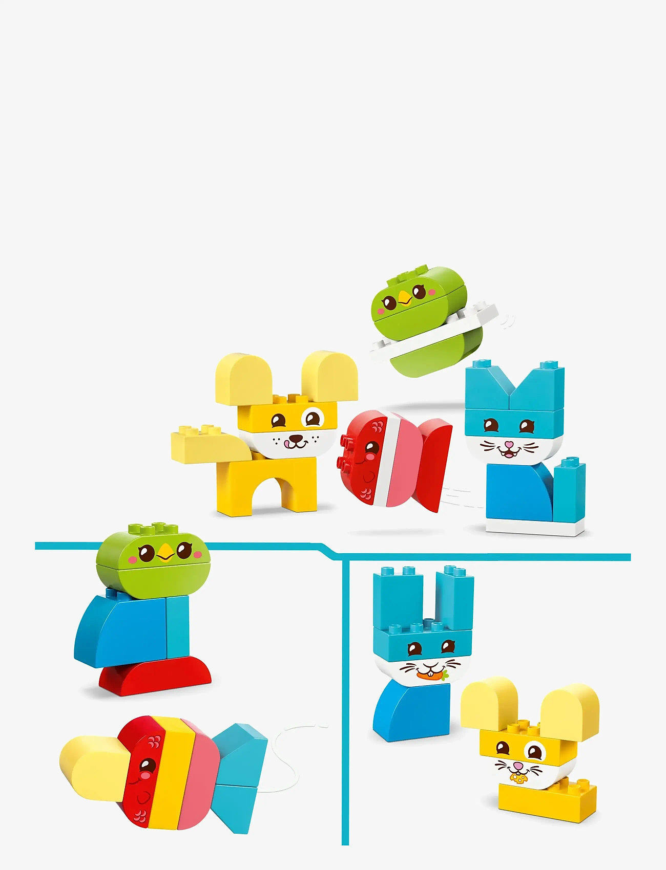 LEGO - My First 3 in 1 Creative Cute Pets Toy 10477 - lego duplo - multi - 3